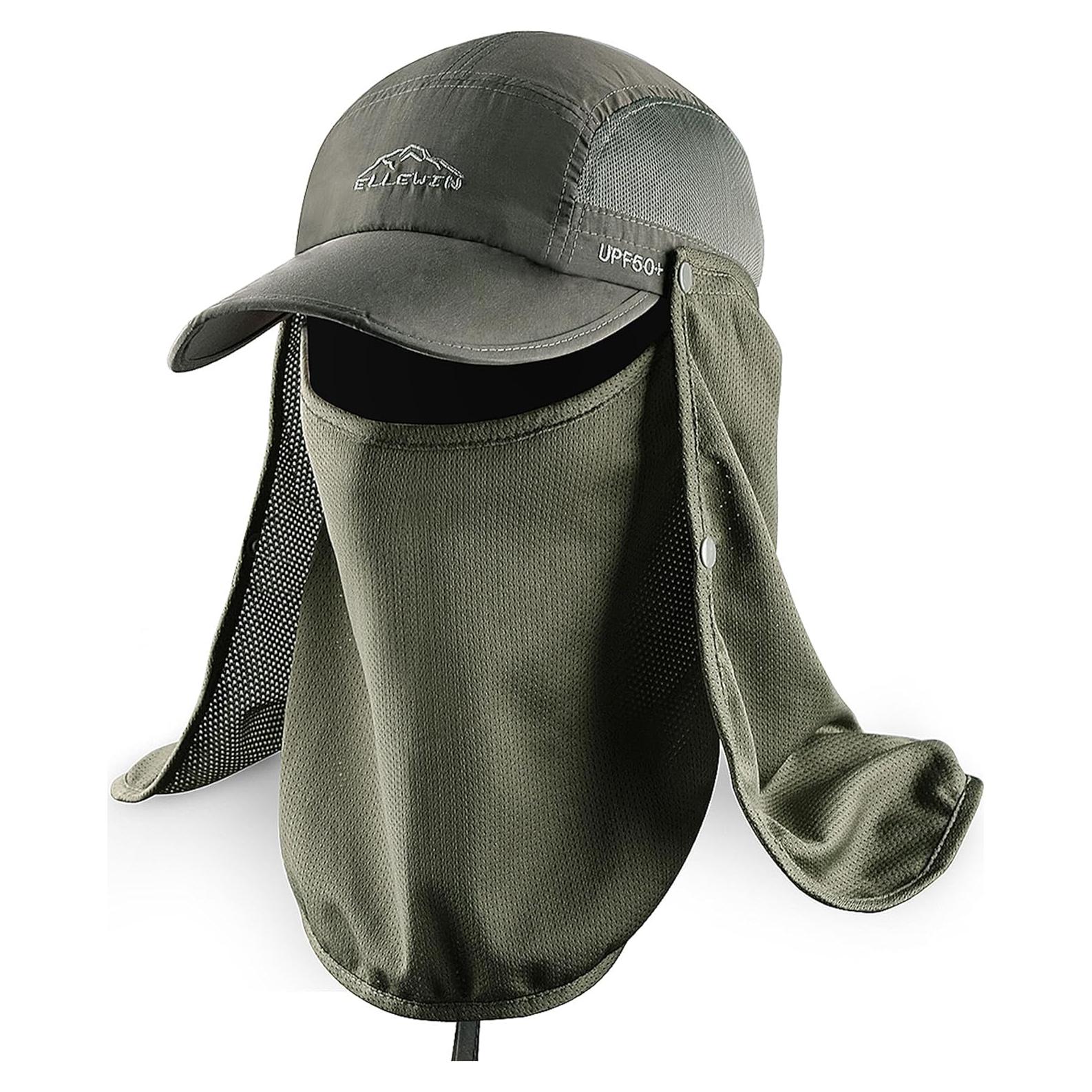 Sombrero de Sol UPF 50+ ELLEWIN para Hombre y Mujer Verde