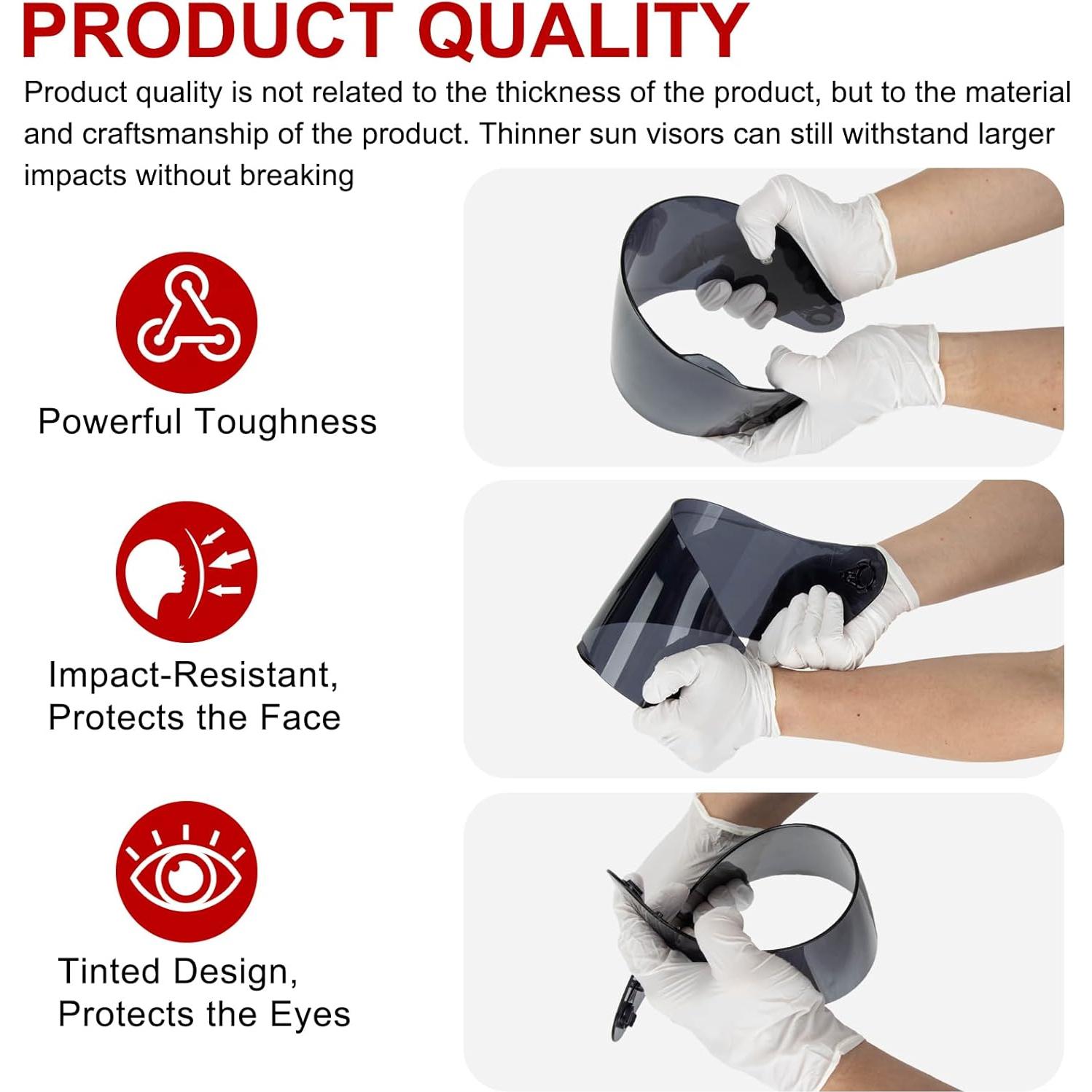 Visera ahumada PSLER GT Air 2 - Protección UV para Casco