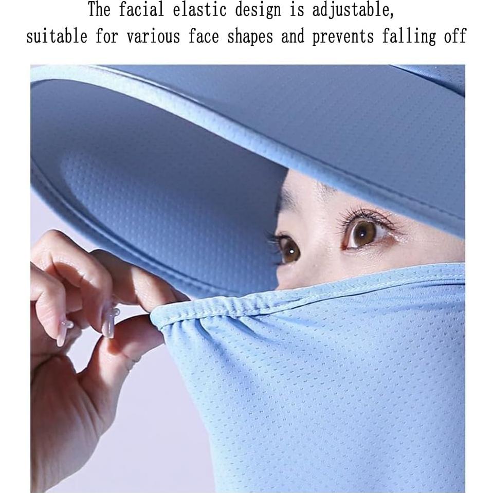 Sombrero de Sol Plegable UV Protección para Mujeres - Gris Claro