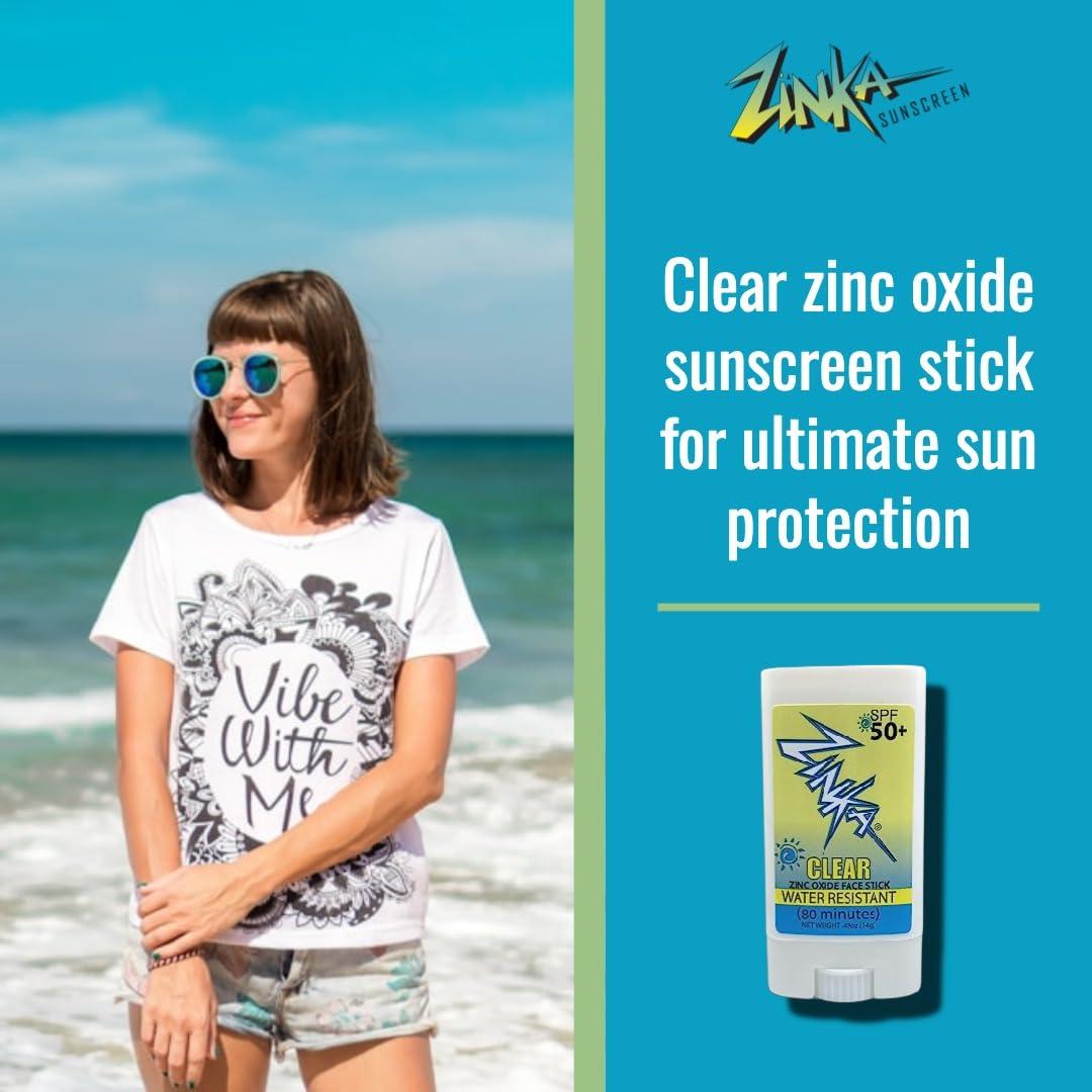 Bastón Protector Solar Zinka SPF 50 Óxido de Zinc 13.88 g