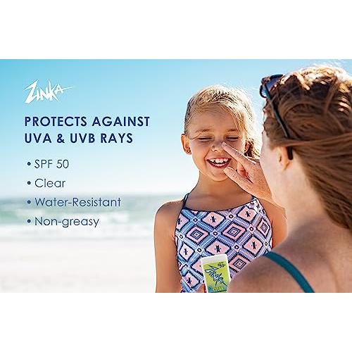 Bastón Protector Solar Zinka SPF 50 Óxido de Zinc 13.88 g