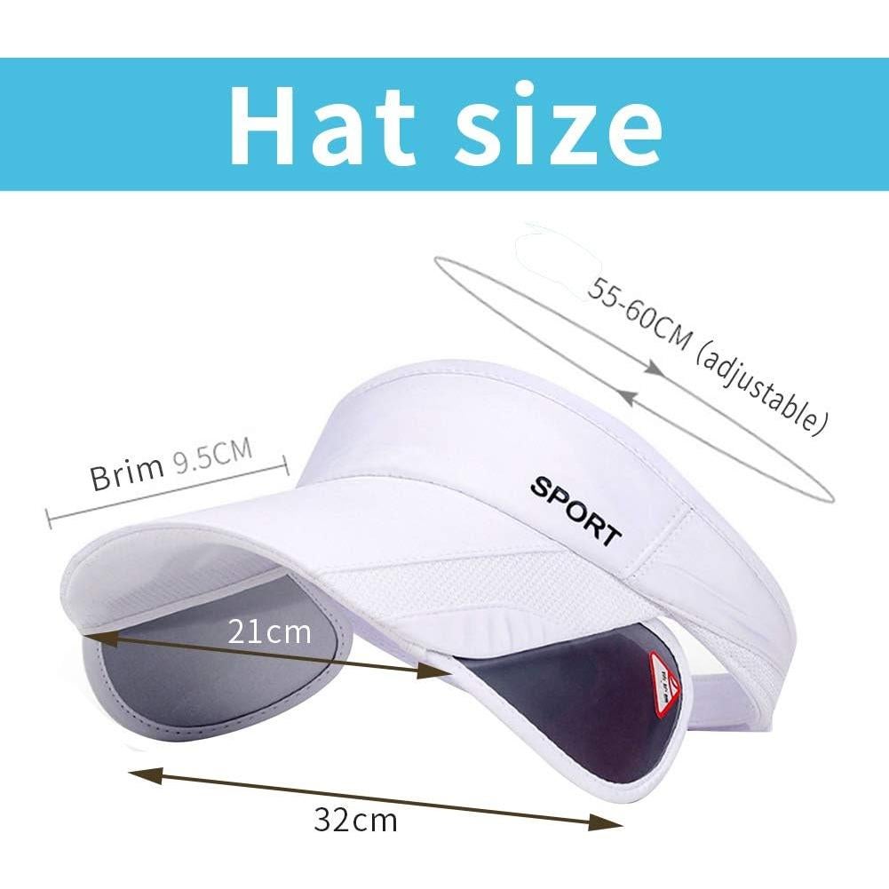 Gorra de Golf Ajustable para Mujeres con Visera Retráctil UV