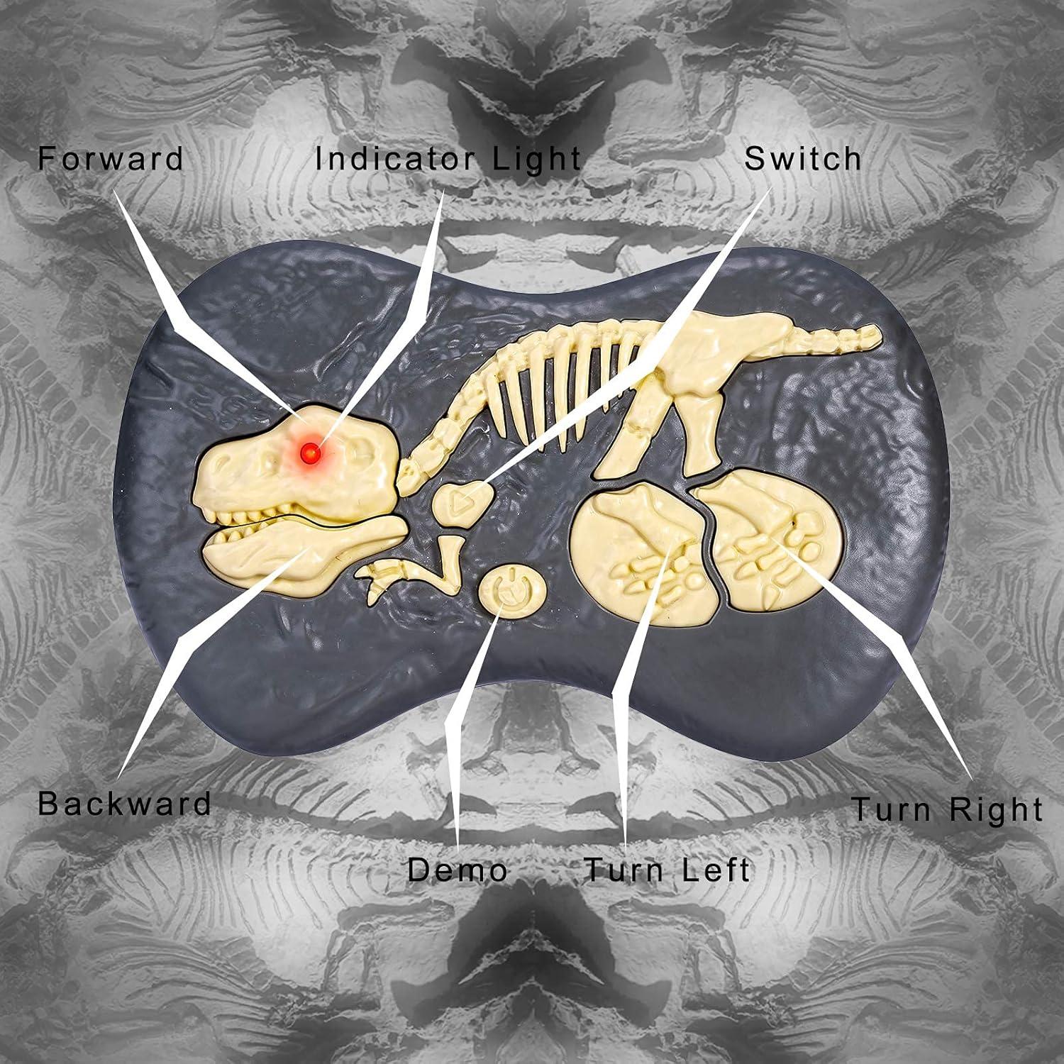 Juguete Dinosaurio RC MAMABOO 45.7 cm Azul Recargable