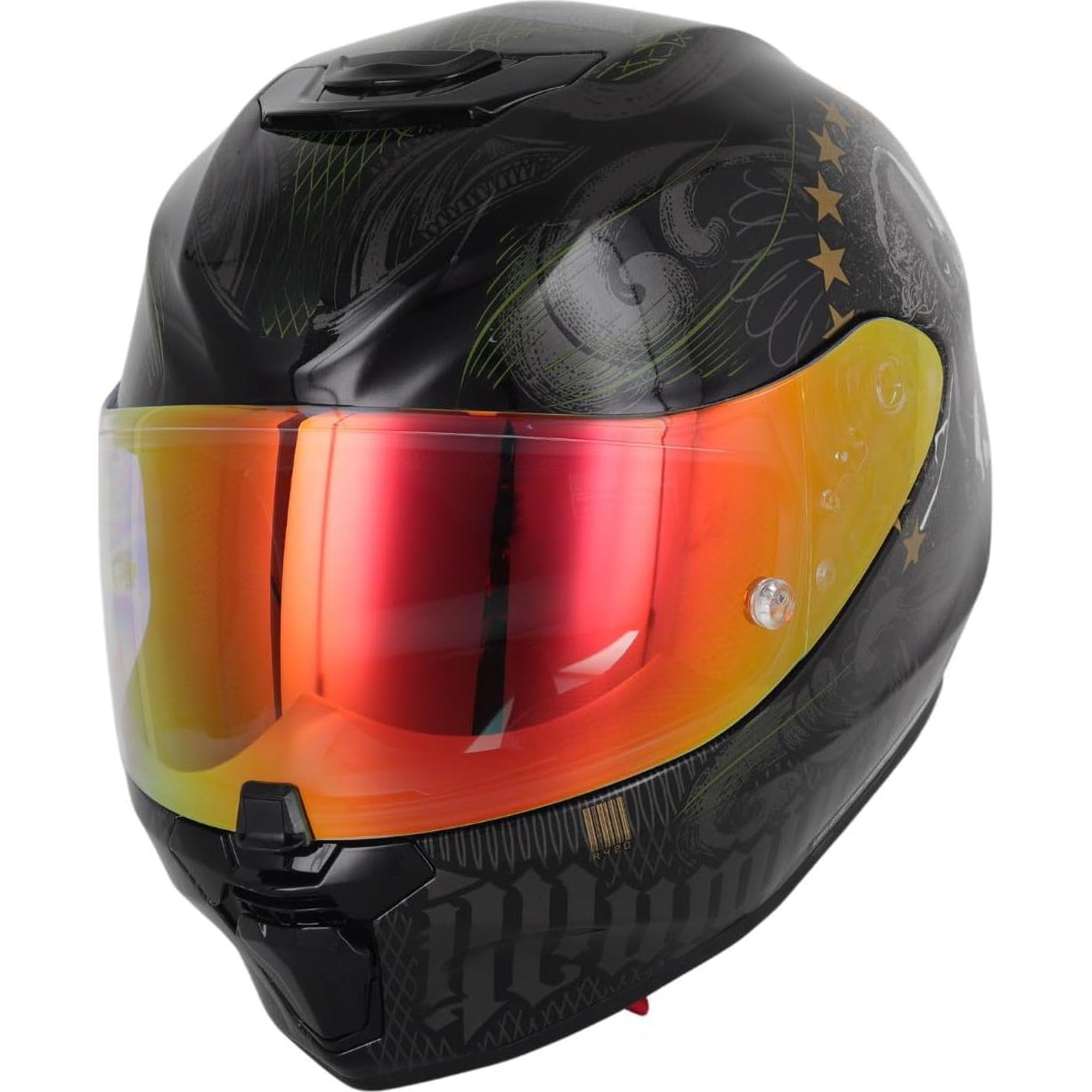 Visera de Reemplazo Soman R420 - Protección UV Rojo Revo
