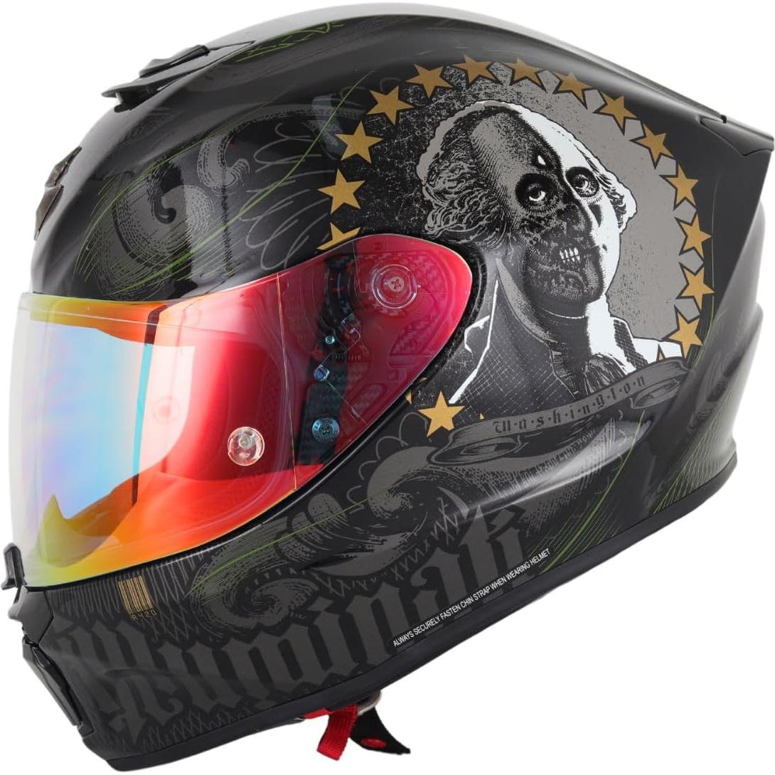 Visera de Reemplazo Soman R420 - Protección UV Rojo Revo