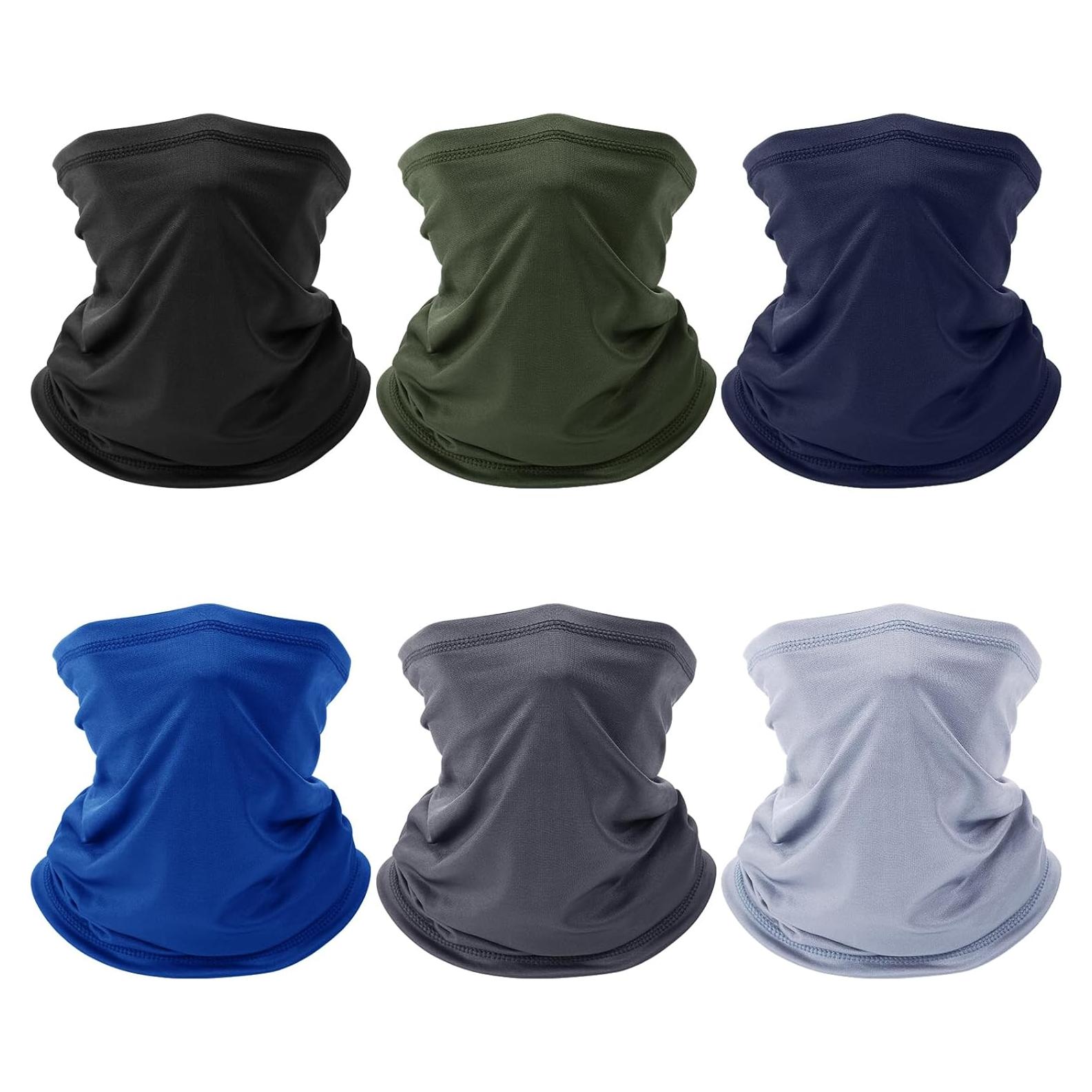 Paquete de 6 Gaiters para el Cuello UV 30+ Unisex