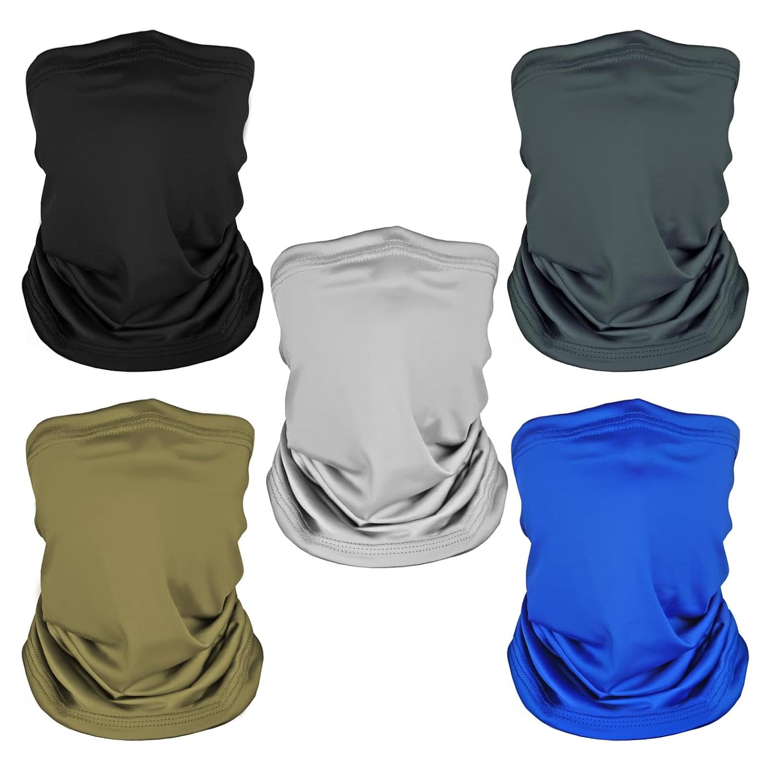 Paquete de 5 Gaiters para el Cuello MOWPOG UV Transpirables
