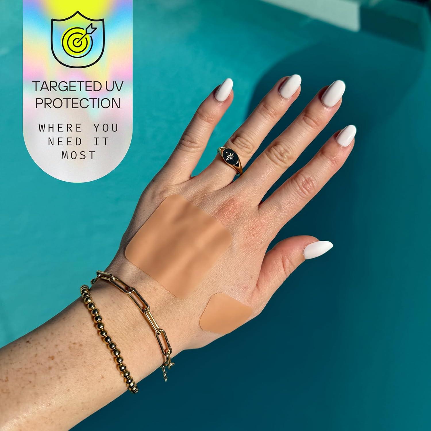 Parche Solar Hipoalergénico Sunkiss Cuadrado 8x8cm UPF50