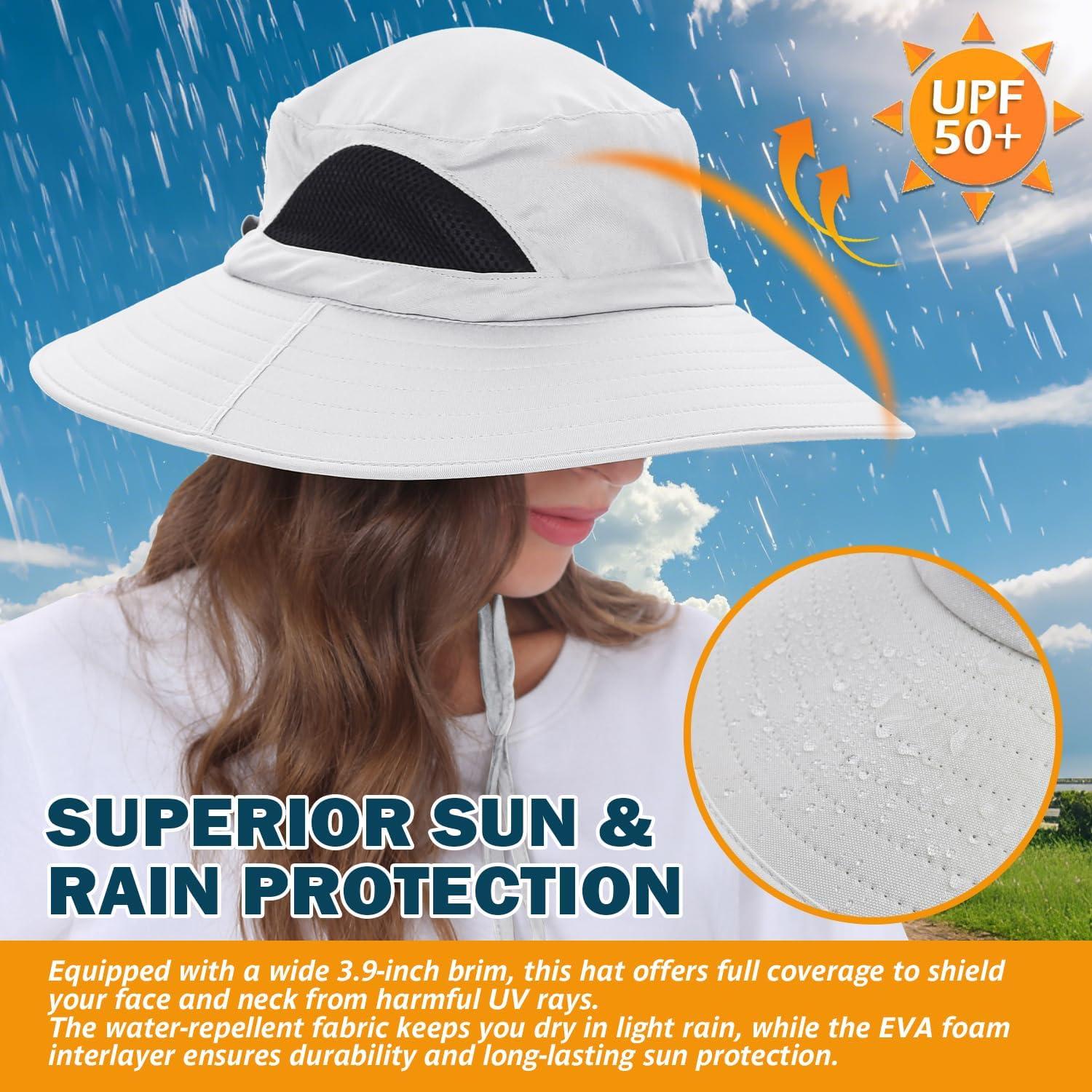 Sombrero de Sol EINSKEY Unisex Plegable UPF 50+ Impermeable