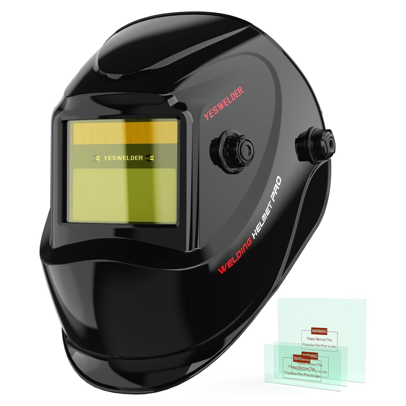 Casco de Soldadura YESWELDER LYG-L600A con Oscurecimiento Automático
