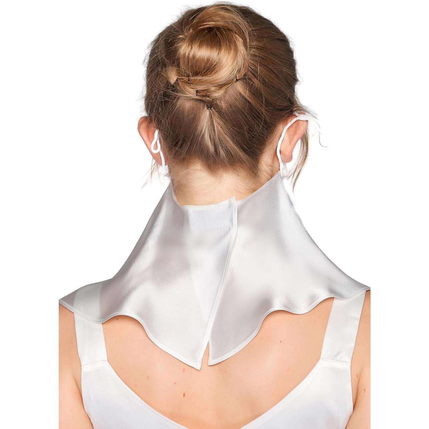Cubierta Facial de Seda Pura UPF 50+ para Mujeres - Bufanda UV