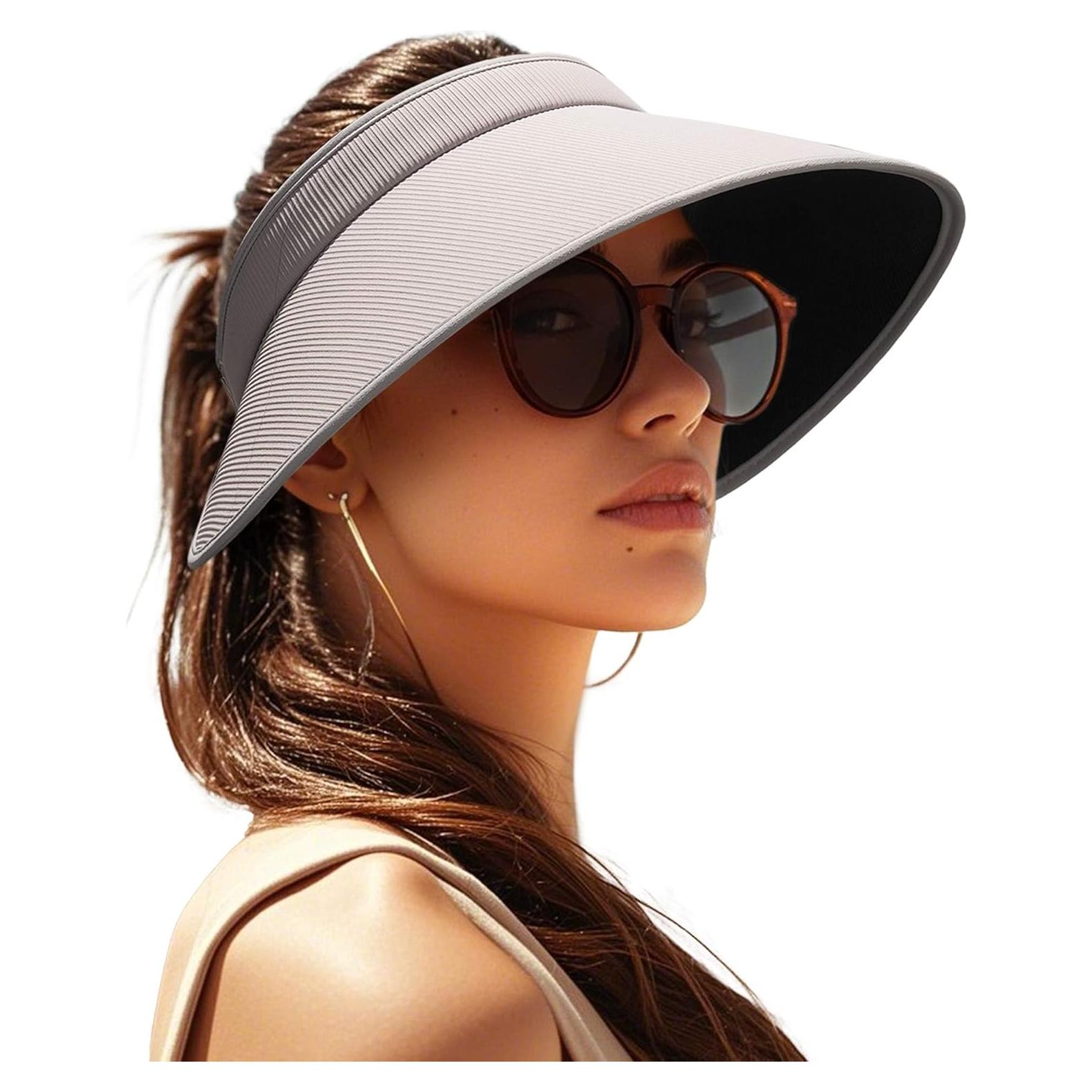 Sombrero de sol FURTALK para mujeres con protección UV 12 cm