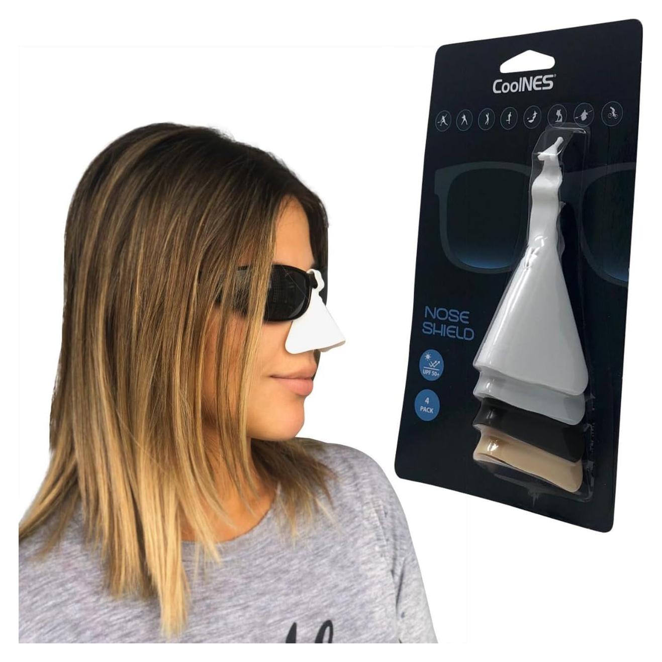 Paquete de 4 Protectores de Nariz UV CoolNES UPF 50+