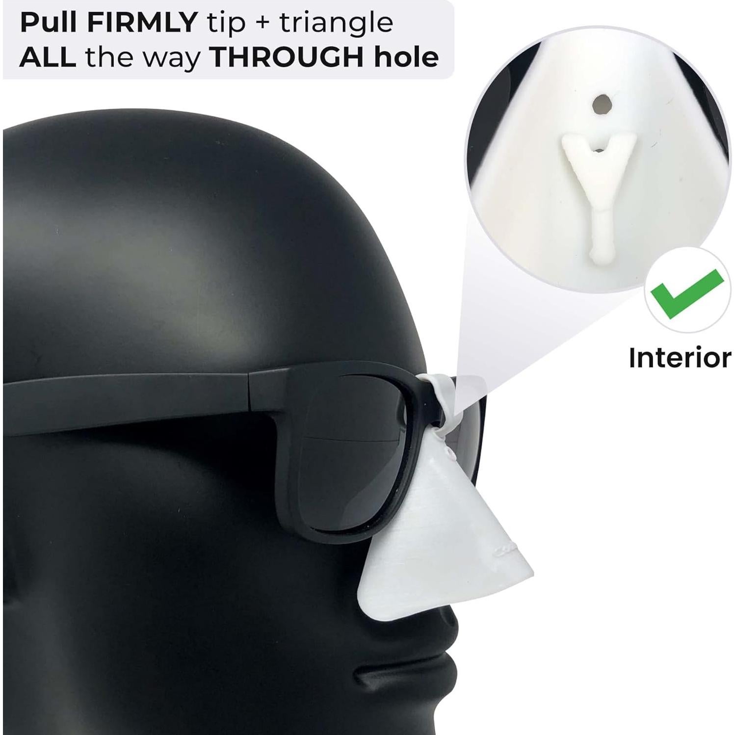 Paquete de 4 Protectores de Nariz UV CoolNES UPF 50+