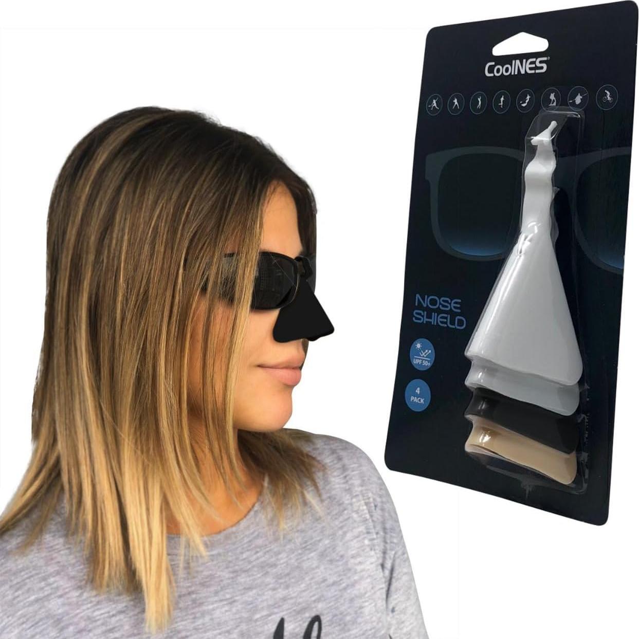 Paquete de 4 Protectores de Nariz UV CoolNES UPF 50+