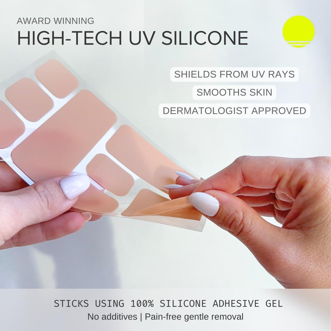 Parches Reutilizables Sunkiss para Protección UV - 4 Unidades