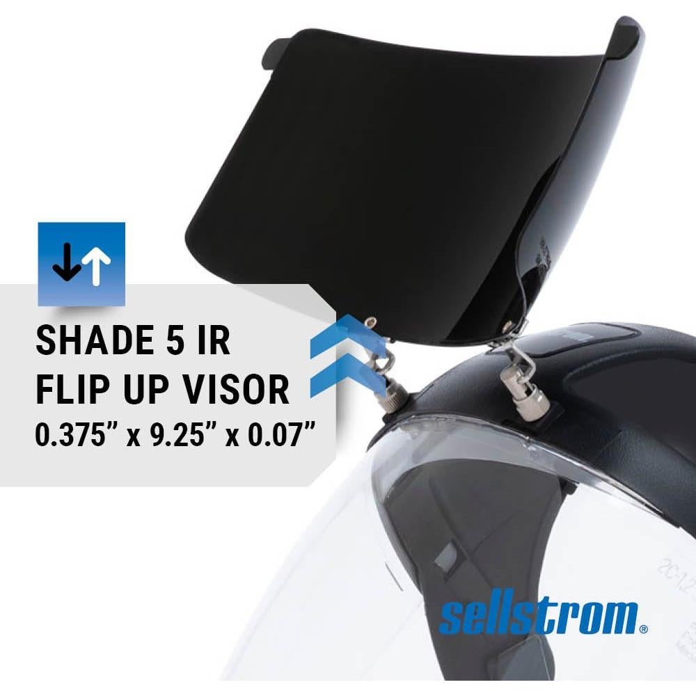 Escudo Facial de Seguridad Sellstrom S32152 con Visera Sombra 5