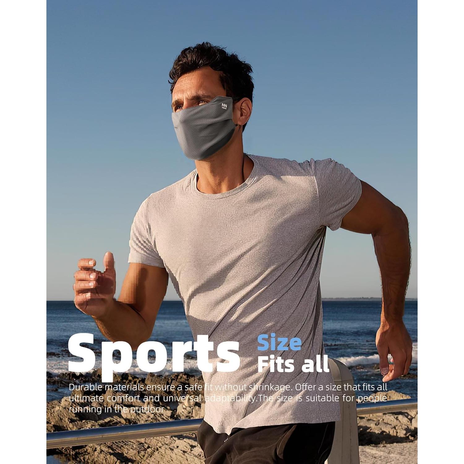 Máscara Facial UV KZ012 Unisex Lavable Transpirable 50+