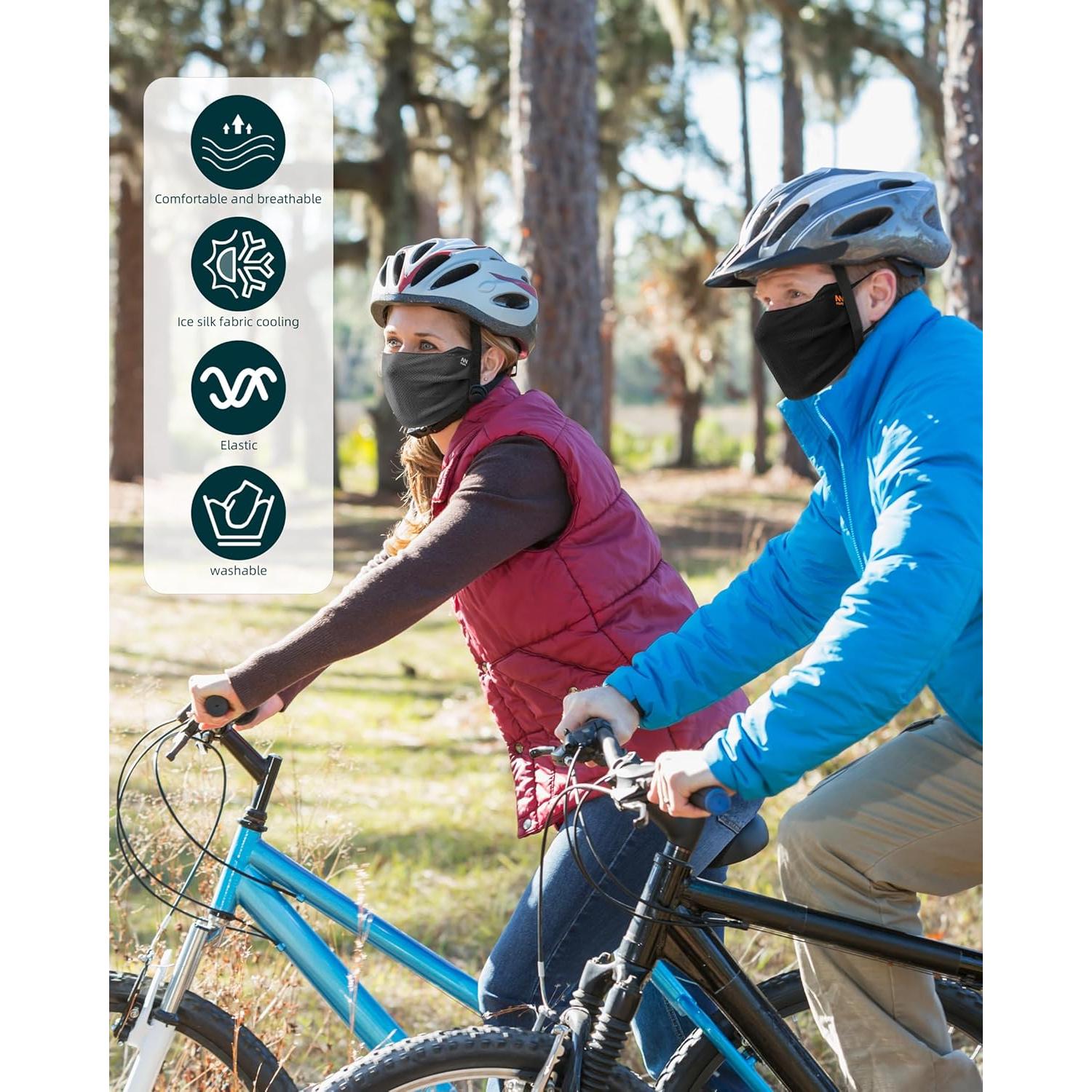 Máscara Facial UV KZ012 Unisex Lavable Transpirable 50+