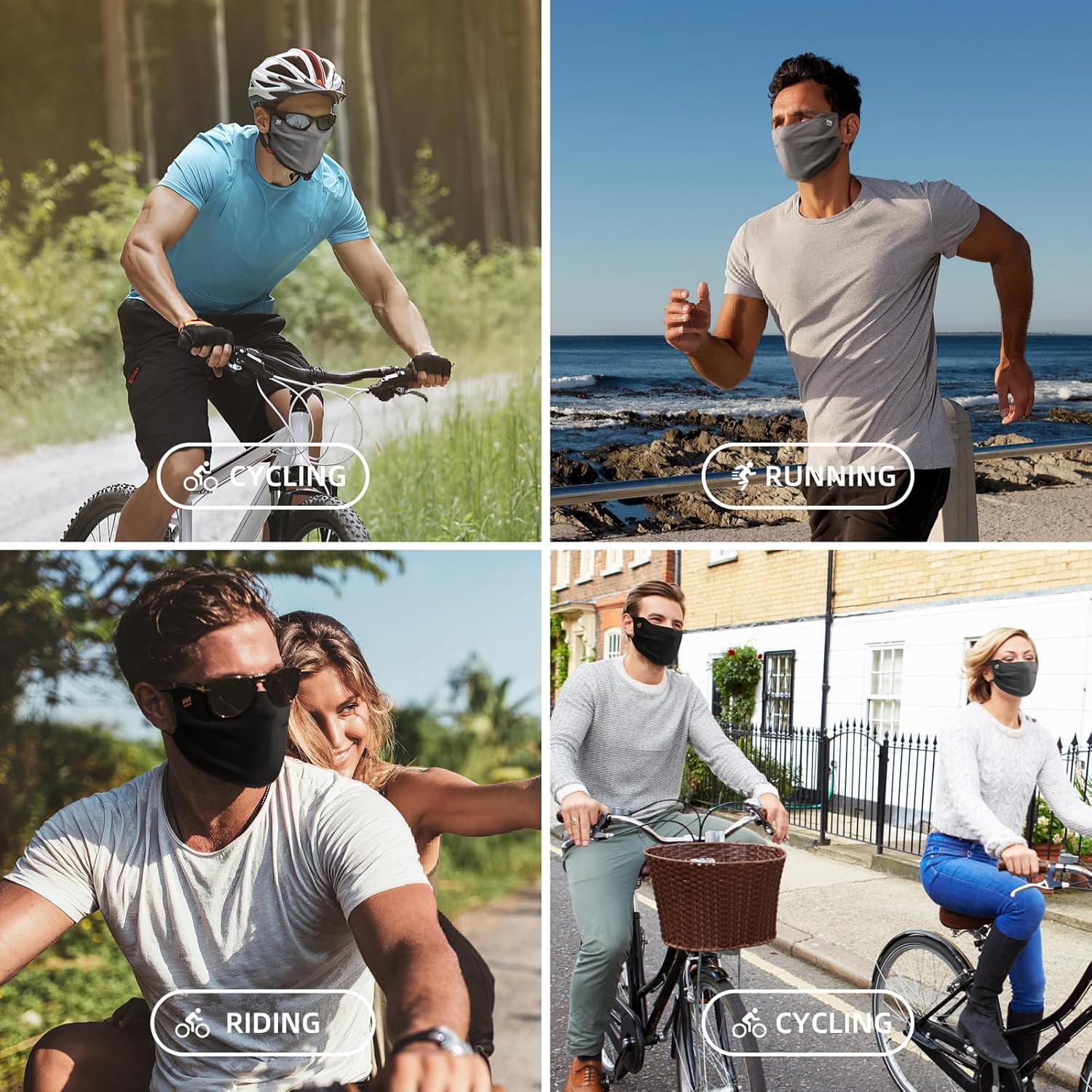 Máscara Facial UV KZ012 Unisex Lavable Transpirable 50+