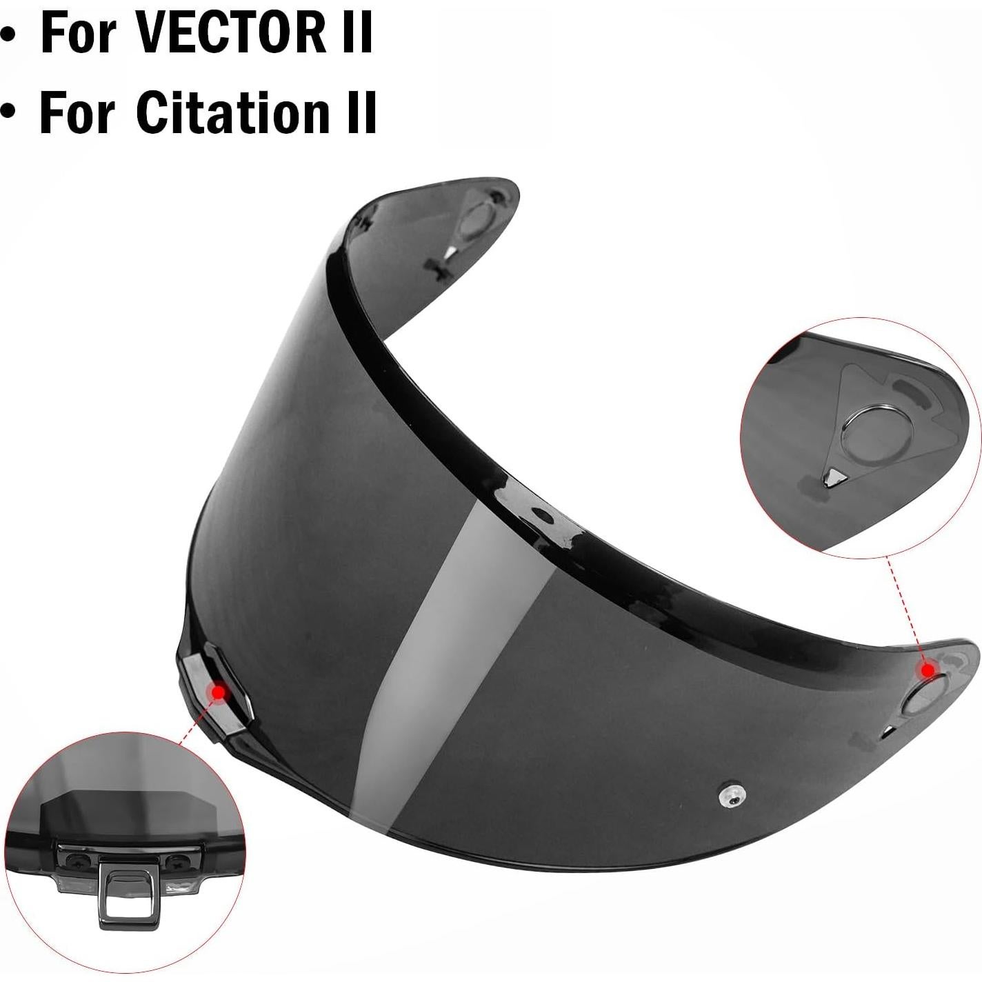 Visera Exterior Universal JQF Gear VECTOR II para Casco Citation II