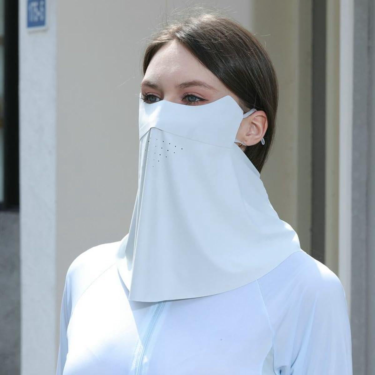 Máscara Solar Ligera y Transpirable para Mujeres - Protección Integral