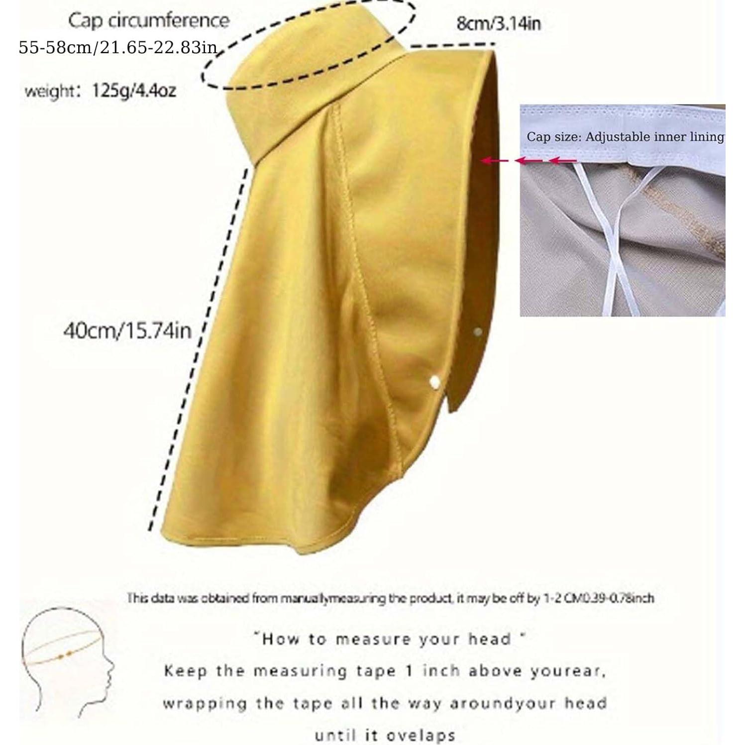 Sombrero de sol para mujer con ala ancha y protección UV