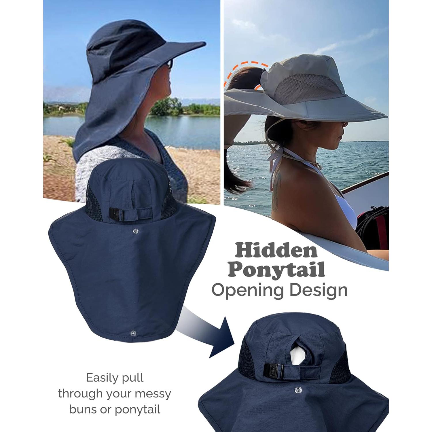 Sombrero de Sol Camptrace UPF 50+ para Senderismo y Pesca