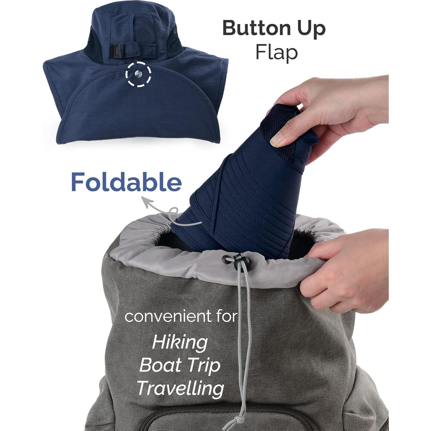 Sombrero de Sol Camptrace UPF 50+ para Senderismo y Pesca