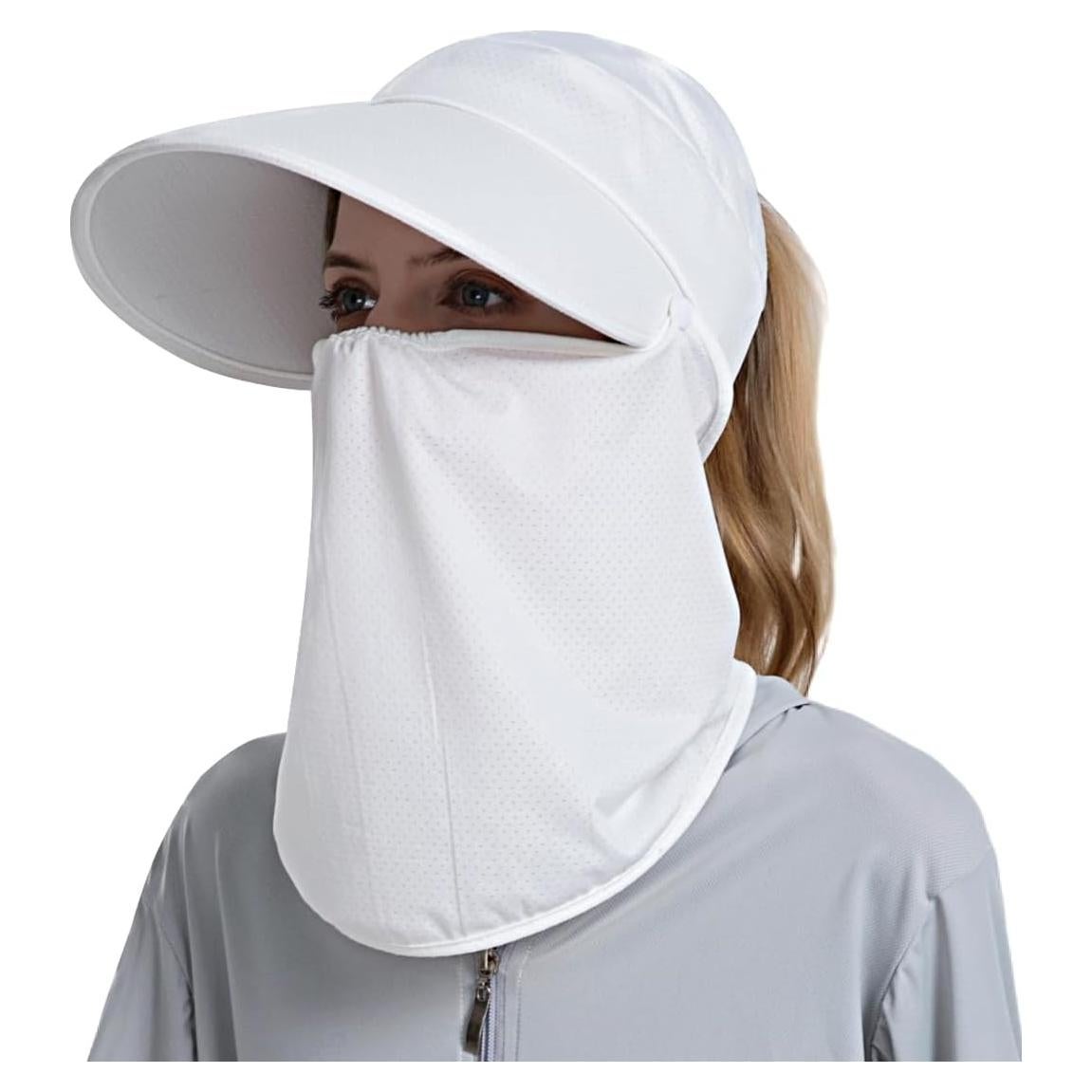 Sombrero de Sol con Máscara Facial HUAMULAN - Protección UV