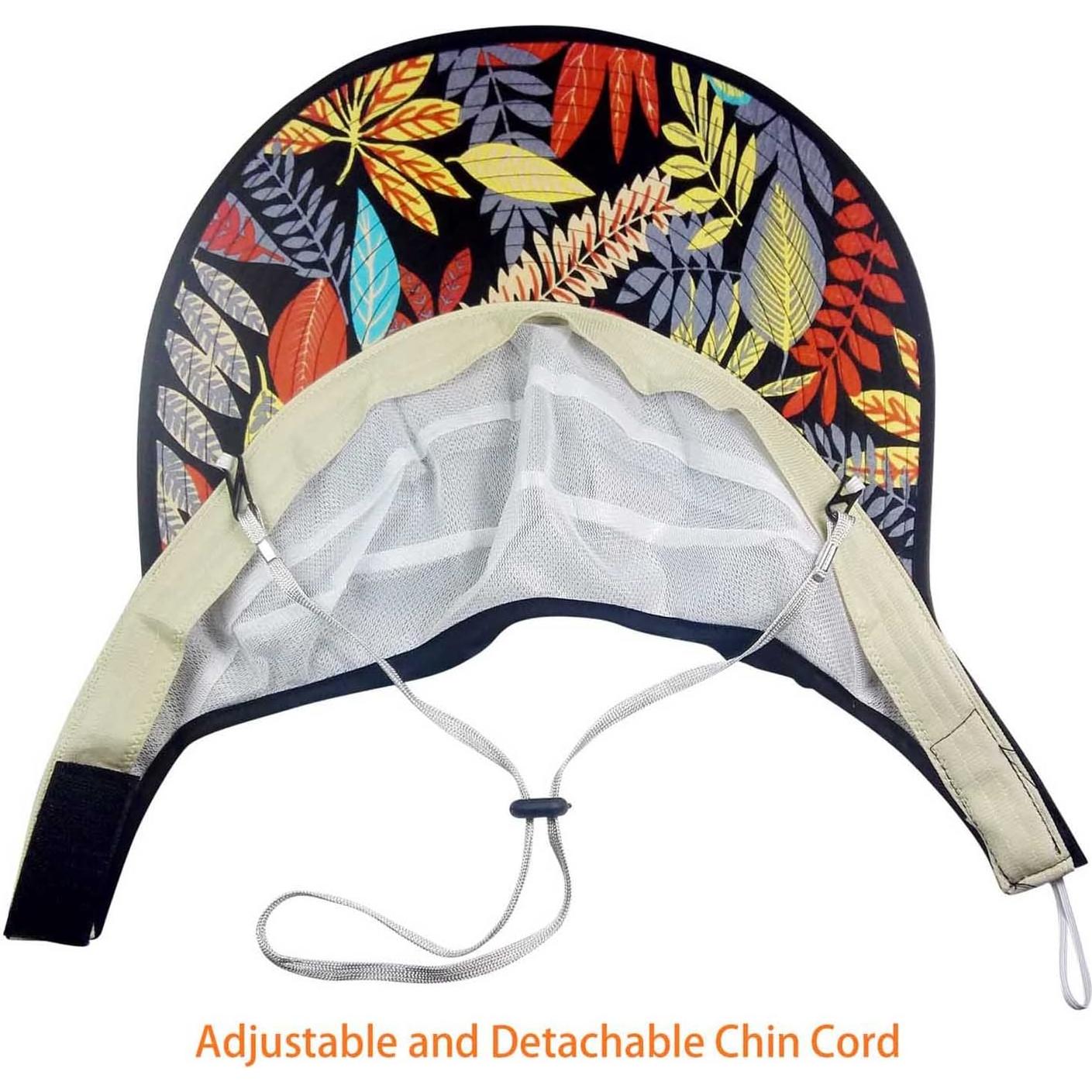 Sombrero de Sol HINDAWI para Mujeres Plegable UV Negro