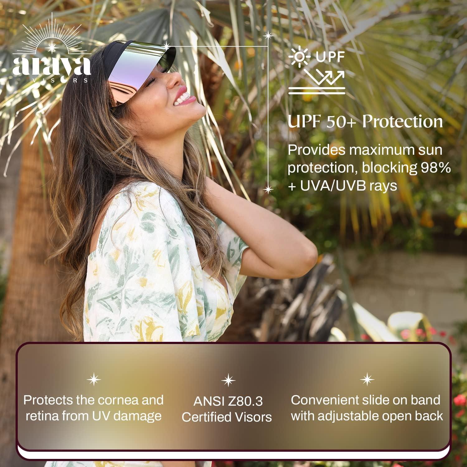 Mini Visera Solar Sasi UV Ajustable Unisex - Resistente al Calor