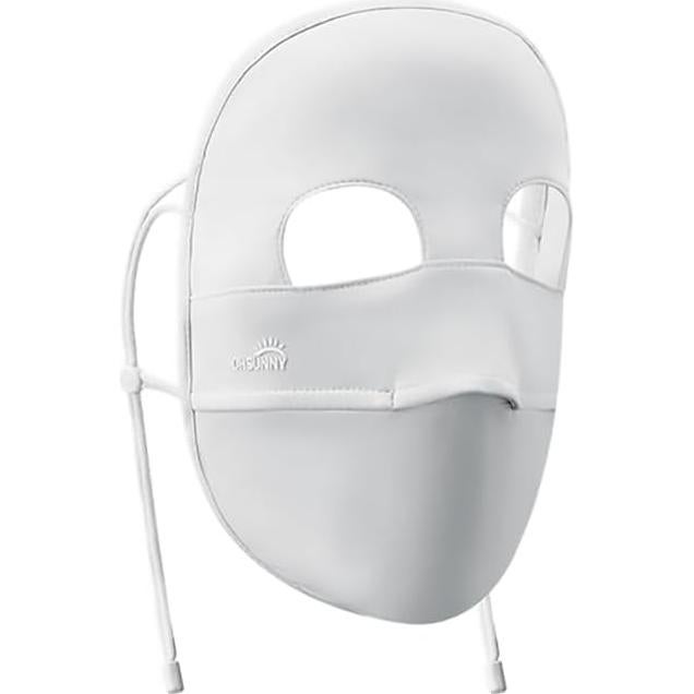 Cubierta Facial Solar UPF 50+ para Mujeres - Transpirable Gris