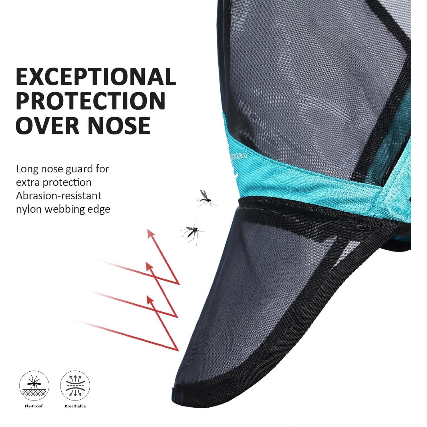 Máscara de Moscas Completa Harrison Howard Teal M UV