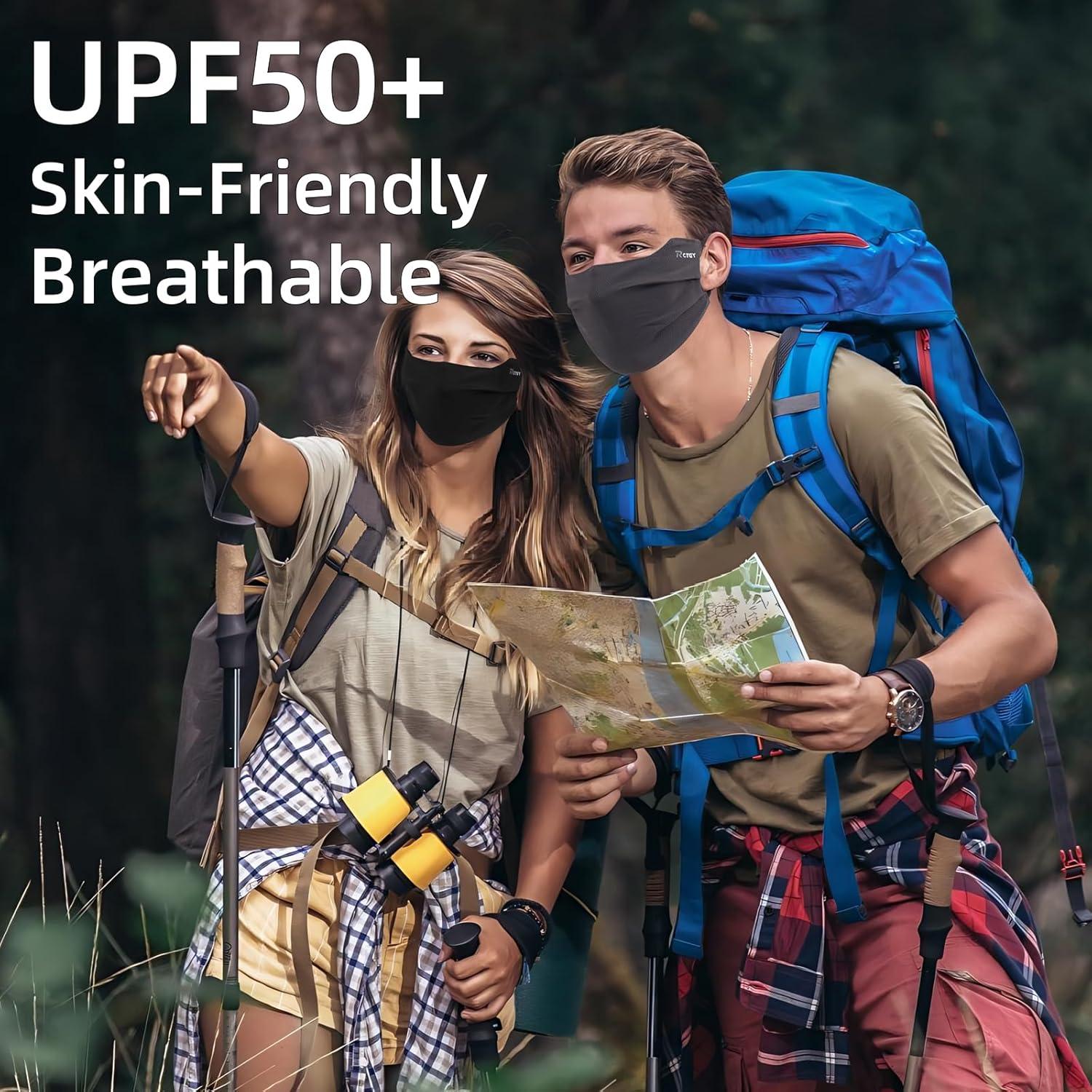 Mascarilla Deportiva UV KZ009 Transpirable Ajustable Unisex