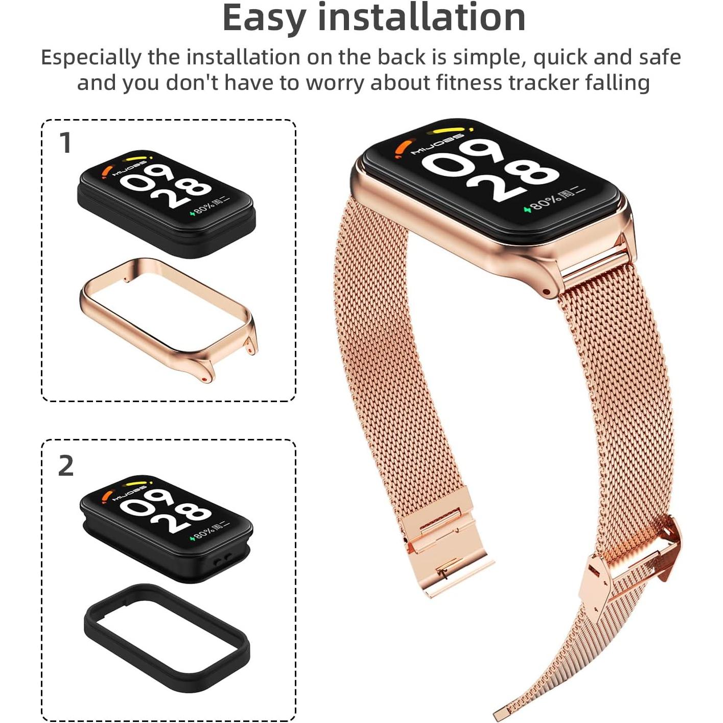 Correa MIJOBS para Xiaomi Smart Band 8 Activo y Redmi 2