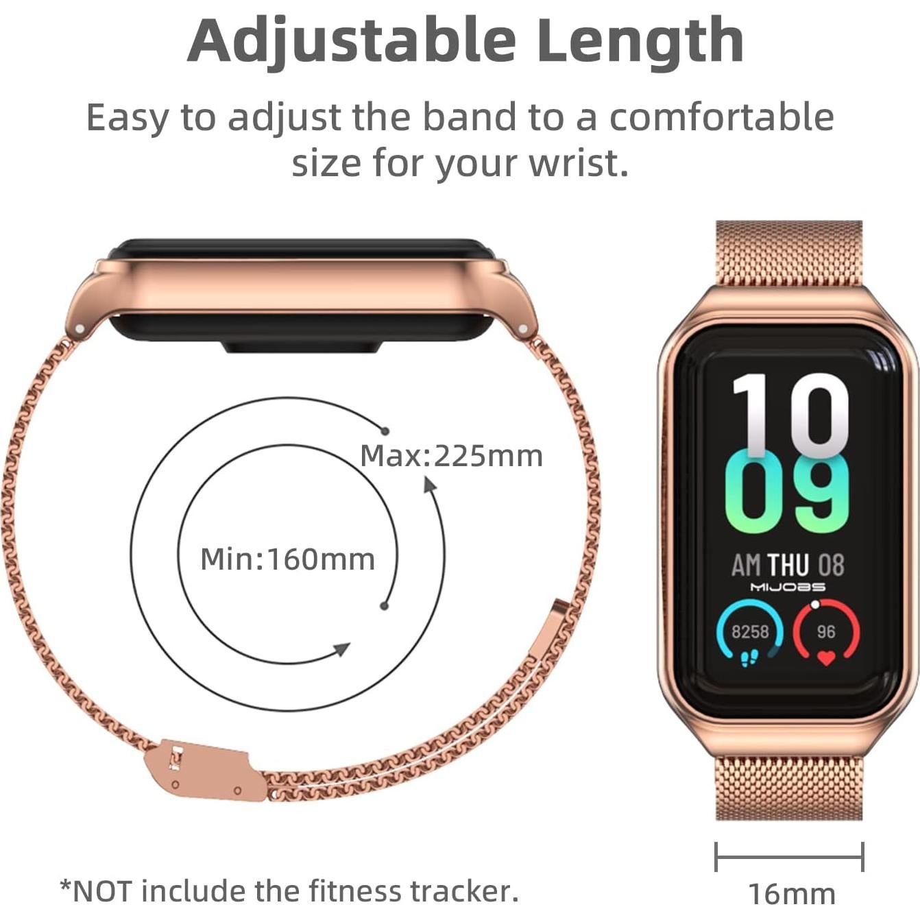 Correa MIJOBS para Xiaomi Smart Band 8 Activo y Redmi 2