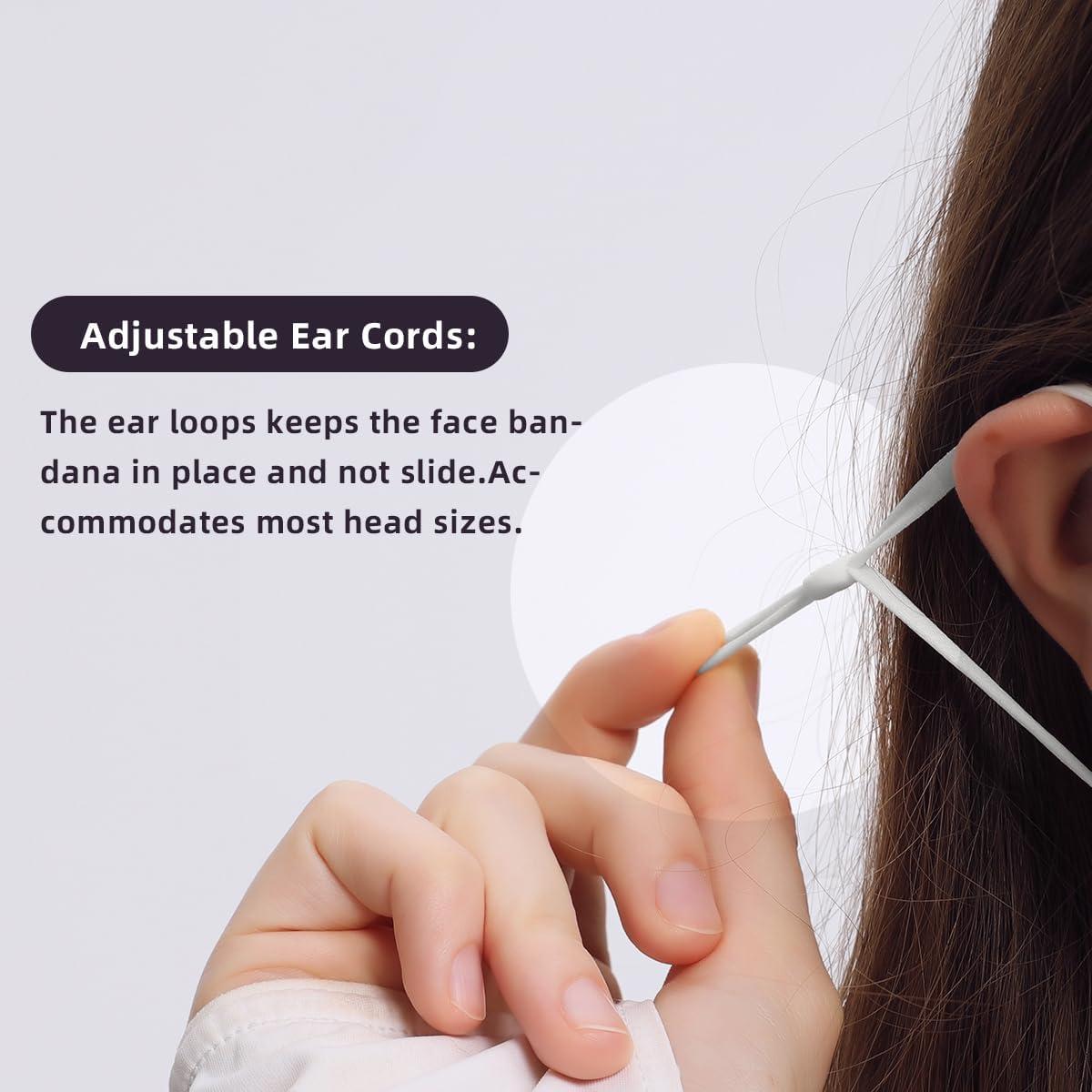 Cubierta Facial Solar UPF 50+ Gris - Máscara Transpirable para Mujeres