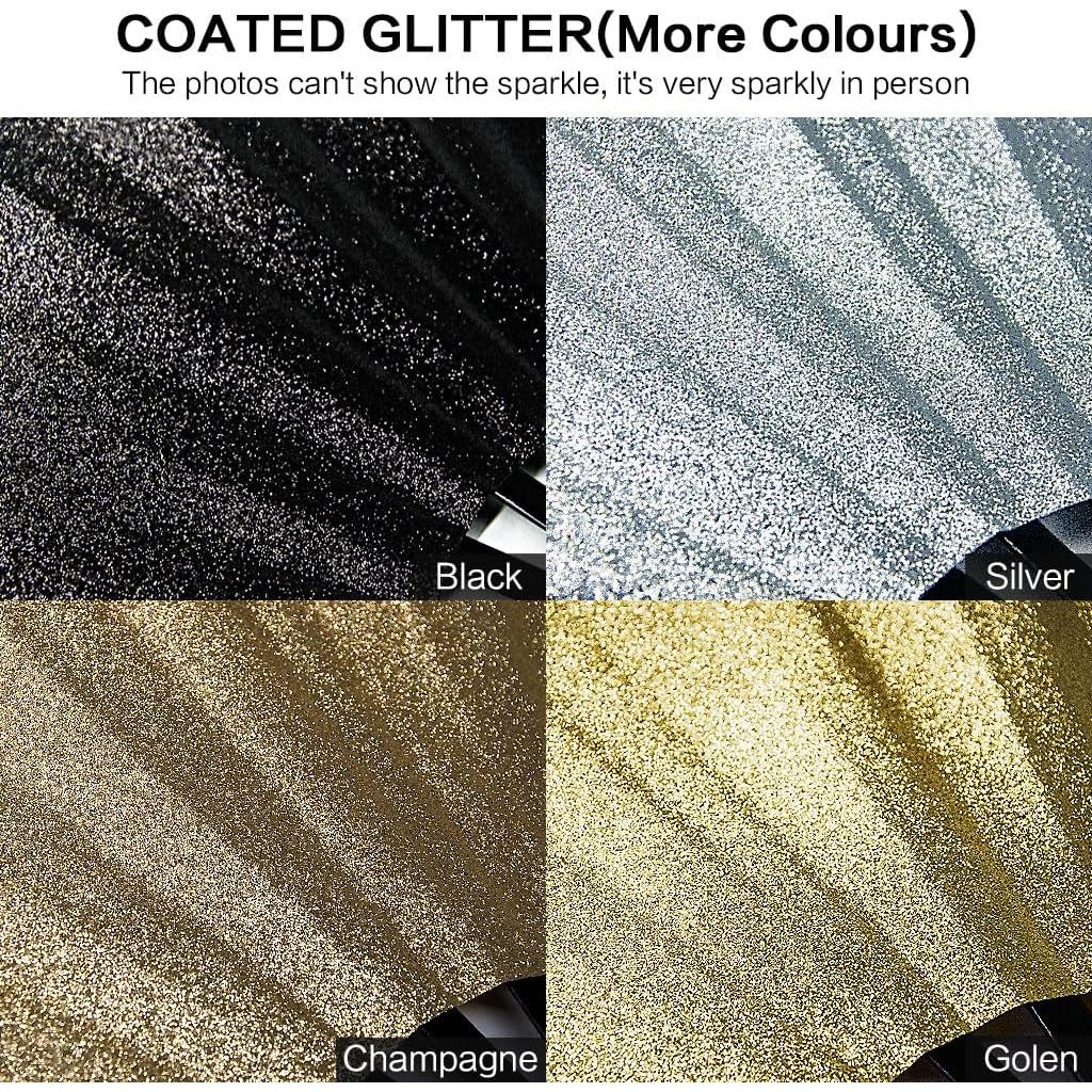 Abanico Plegable Grande Raveahem Negro 63cm con Funda