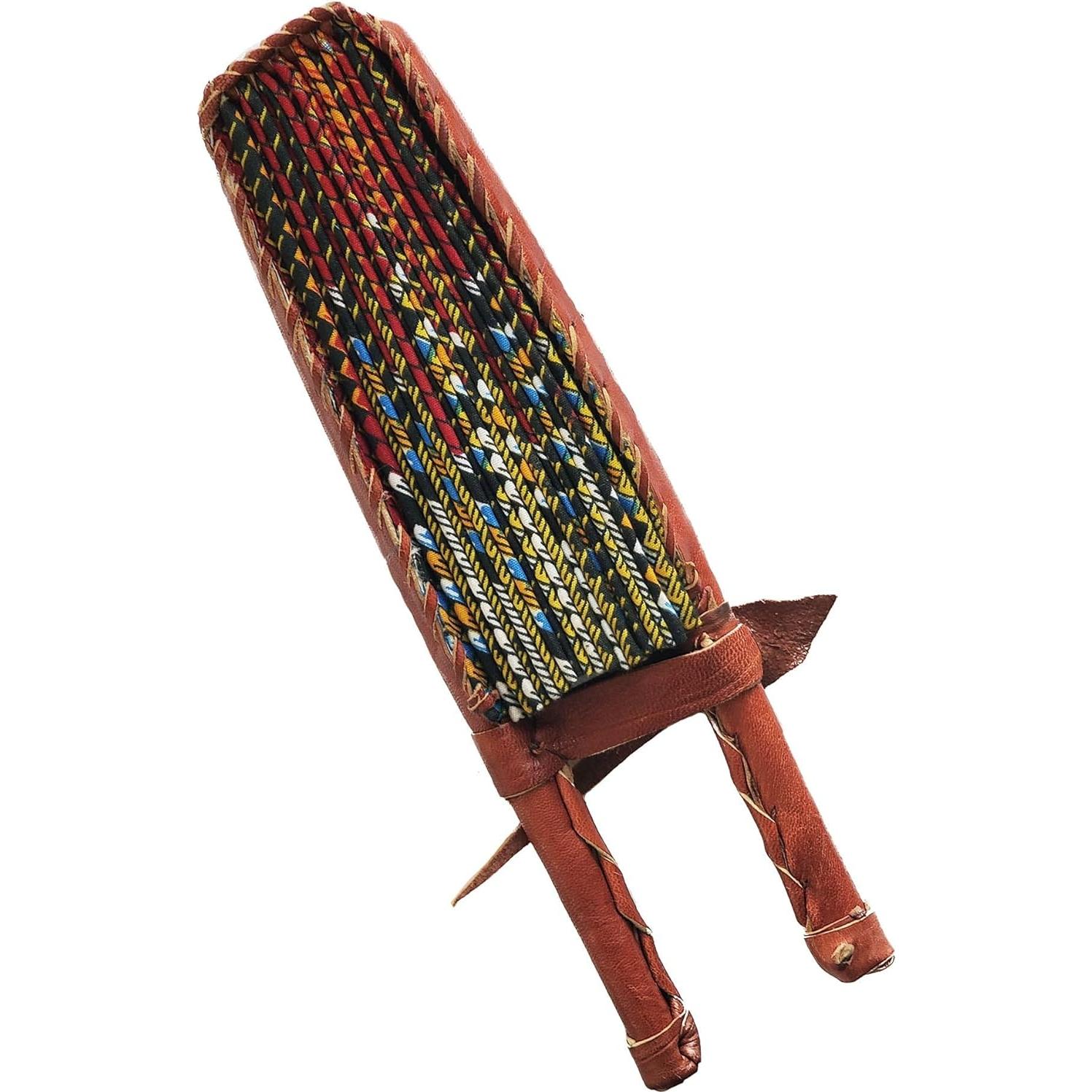 Abanico Plegable Dupsie's Kente Africana 27.94 cm