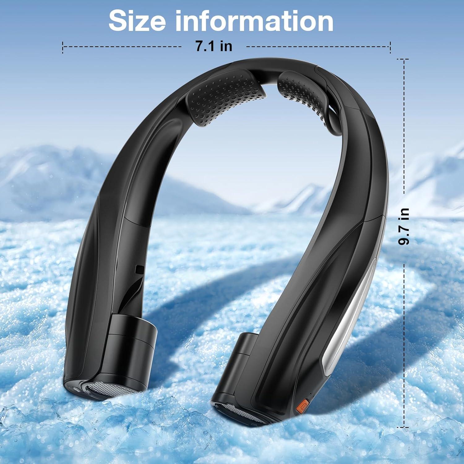 Ventilador de Cuello Hionly Q3 Recargable 6000mAh 6 Velocidades