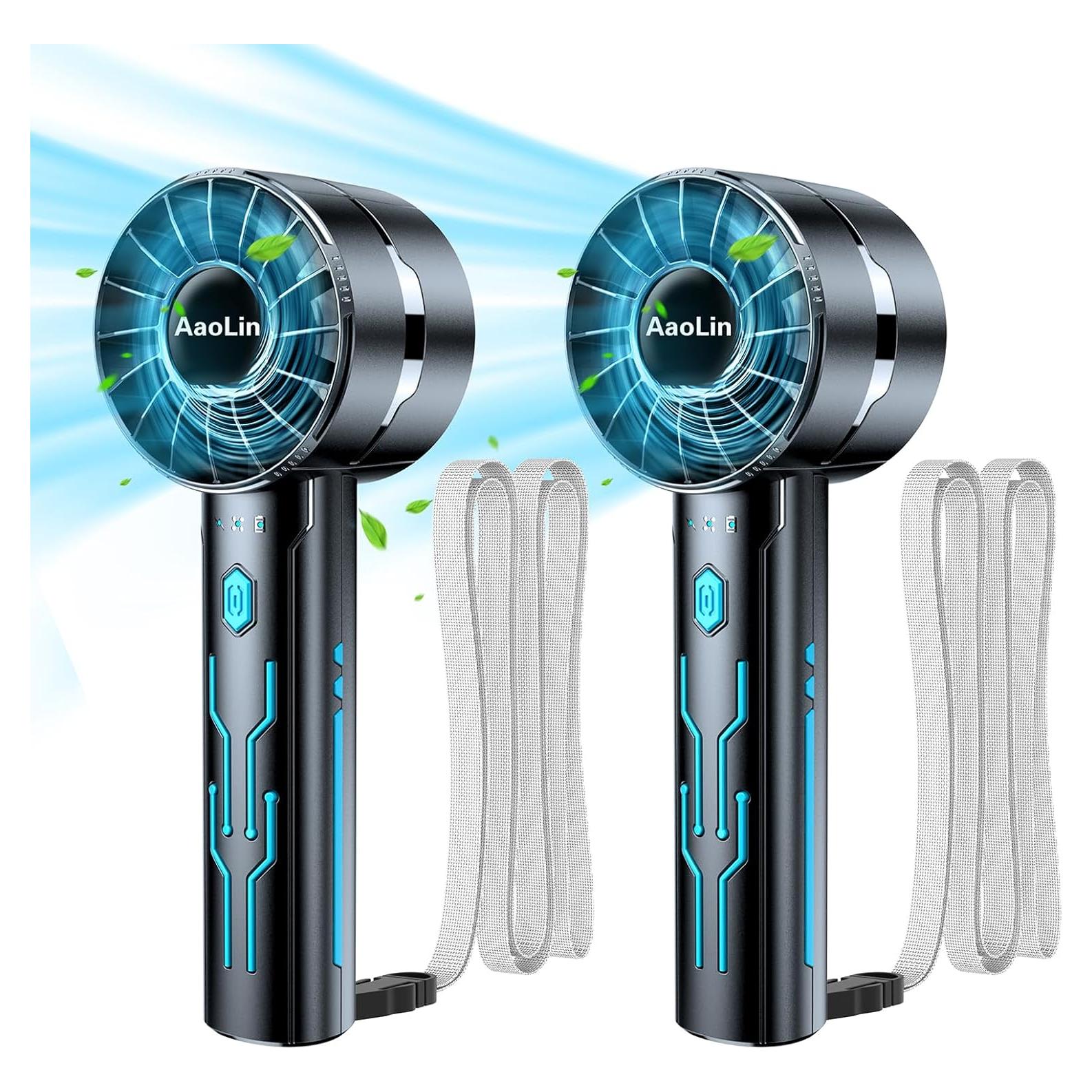 Ventilador de Mano AaoLin G2 Turbo 7000 RPM Recargable USB