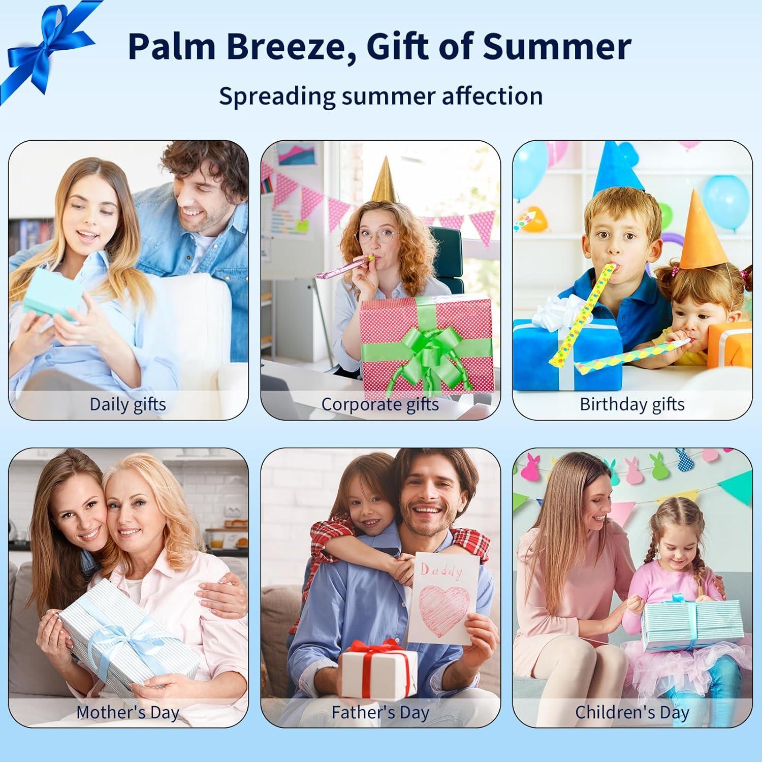 Ventilador Portátil Guirngou KF08 Rosa, 3 Velocidades, Inclinación 90°