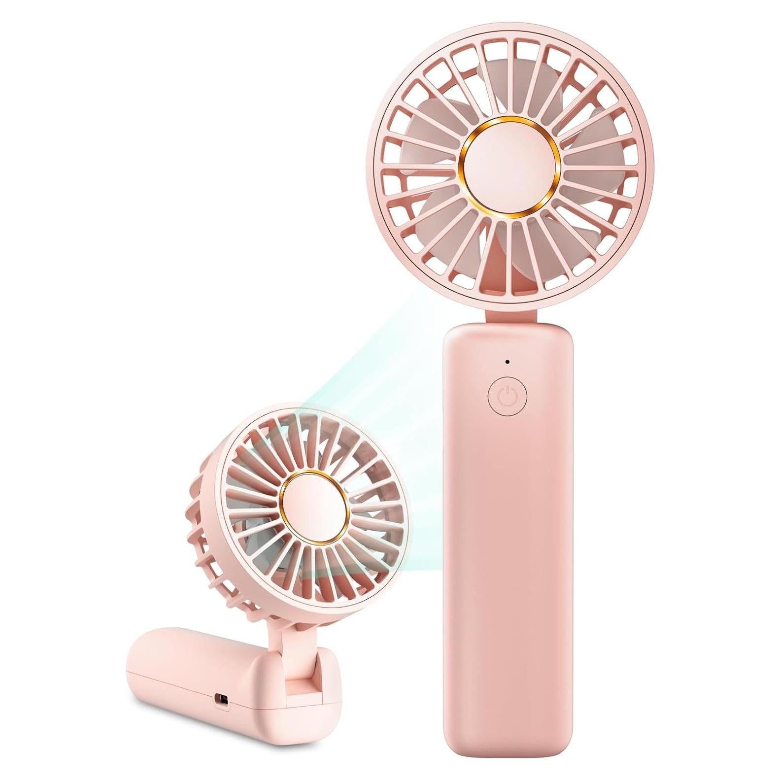 Ventilador Portátil Hssio 2000mAh Plegable 180° 3 Velocidades