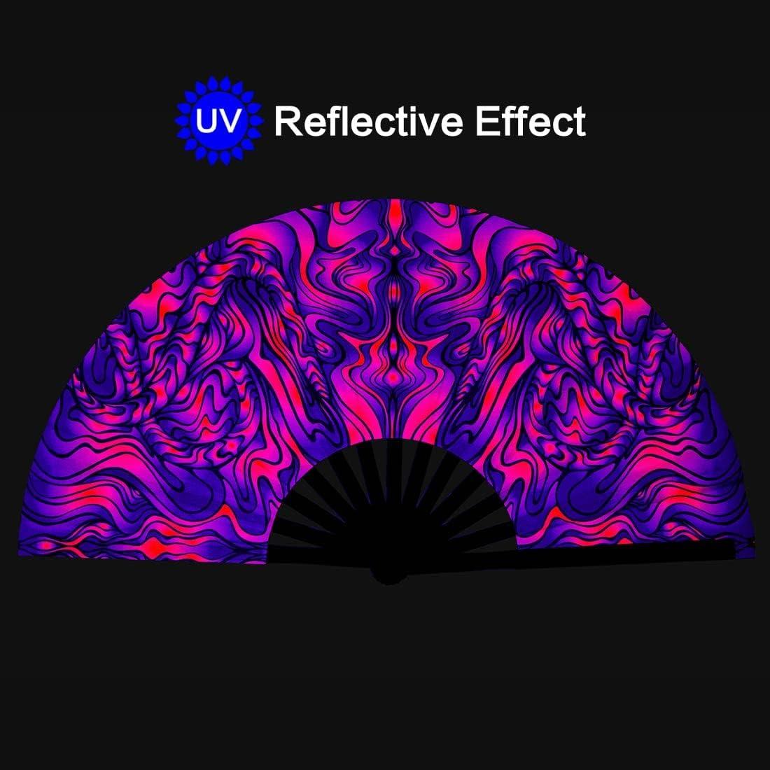 Ventilador de Mano Plegable Raveahem de Bambú 34 cm