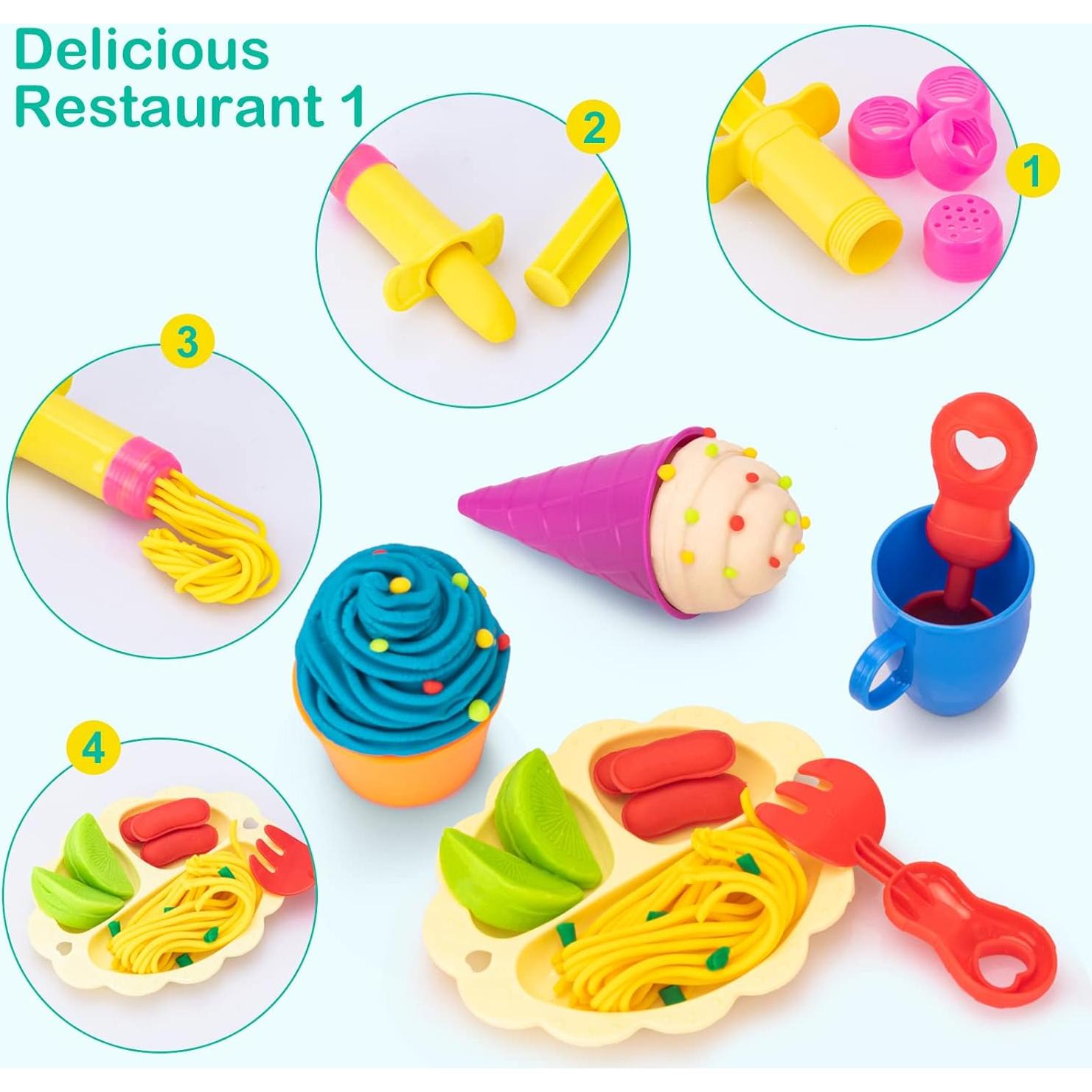 Juego de Masa para Niños 41Pcs Vaike Kauss - Moldes y Accesorios