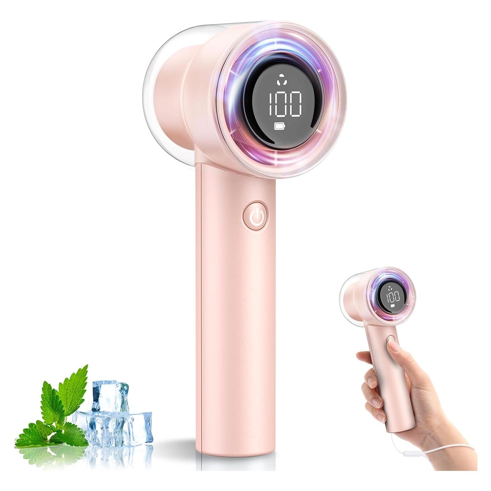 Ventilador Portátil de Mano JINLICTE F23 5000mAh Rosa