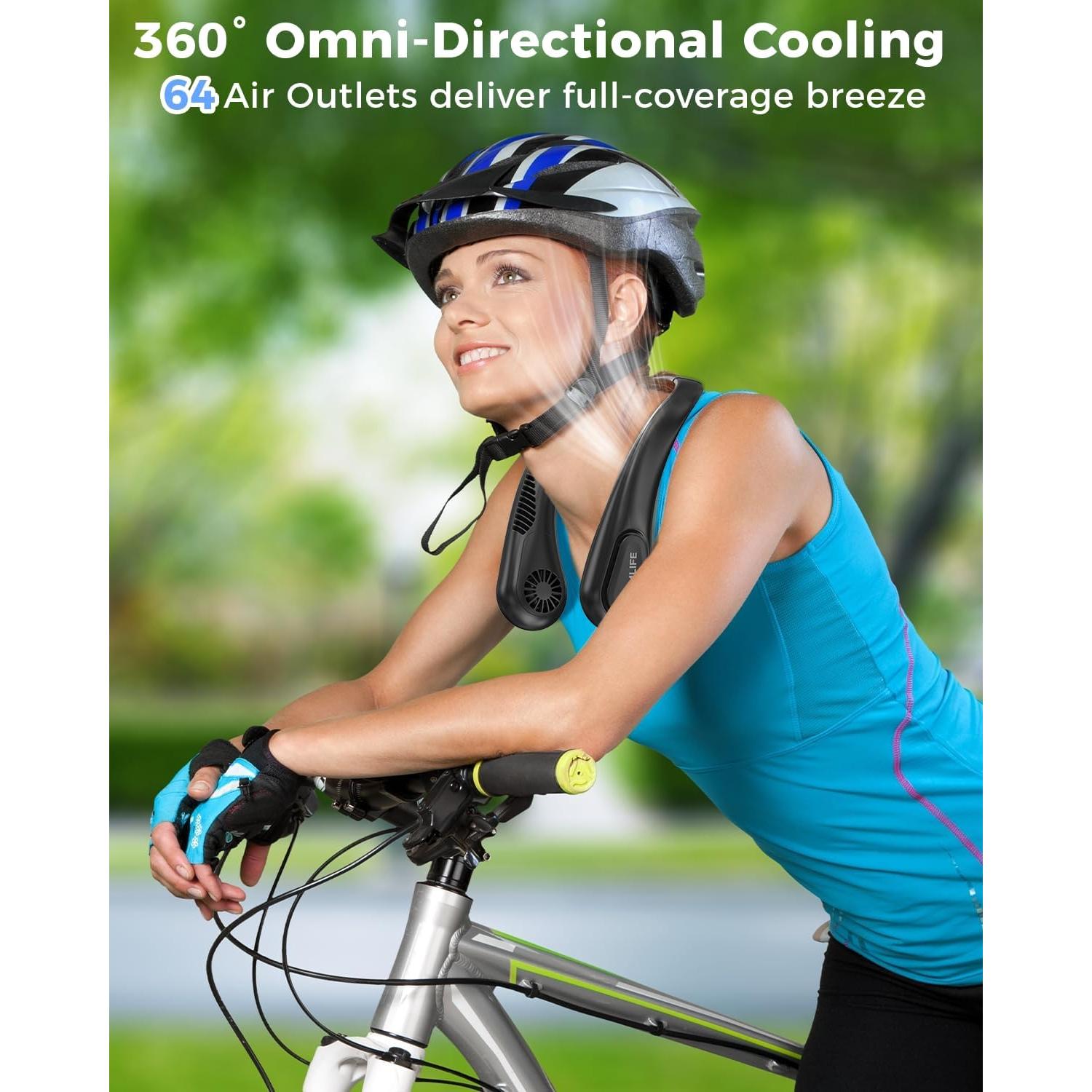 Ventilador de Cuello Sin Aspas COMLIFE 5000mAh 3 Velocidades