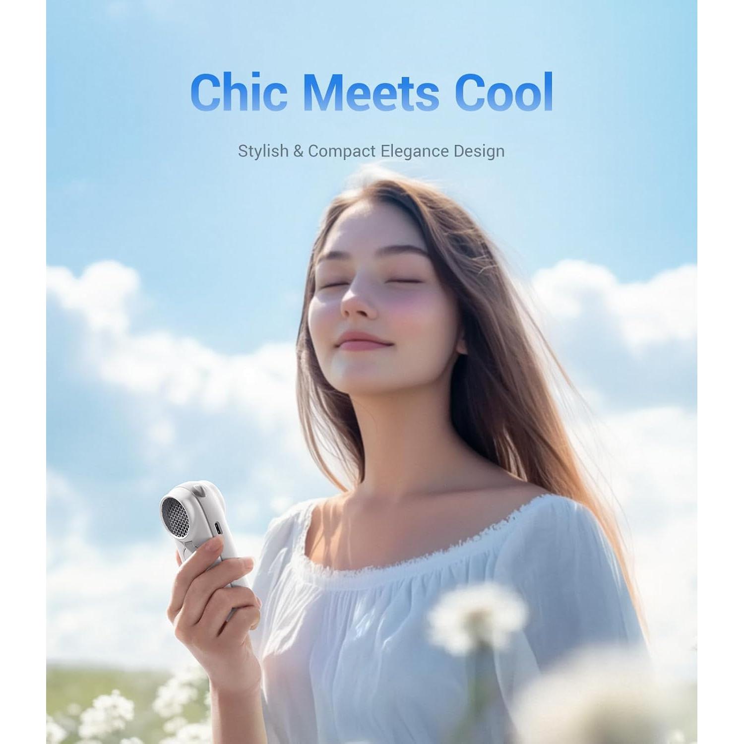 Ventilador Portátil de Mano Diveblues D5041 4000mAh 5 Velocidades