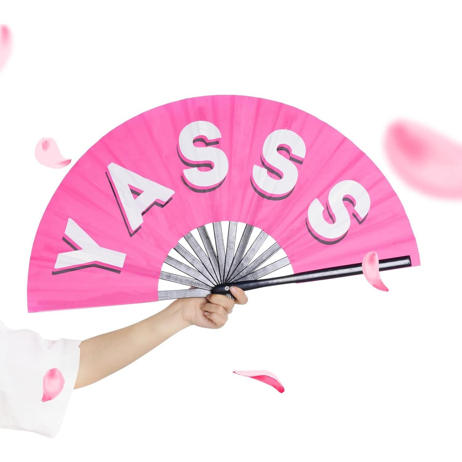 Paquete de 2 Ventiladores de Mano Plegables Tiggell 33 cm